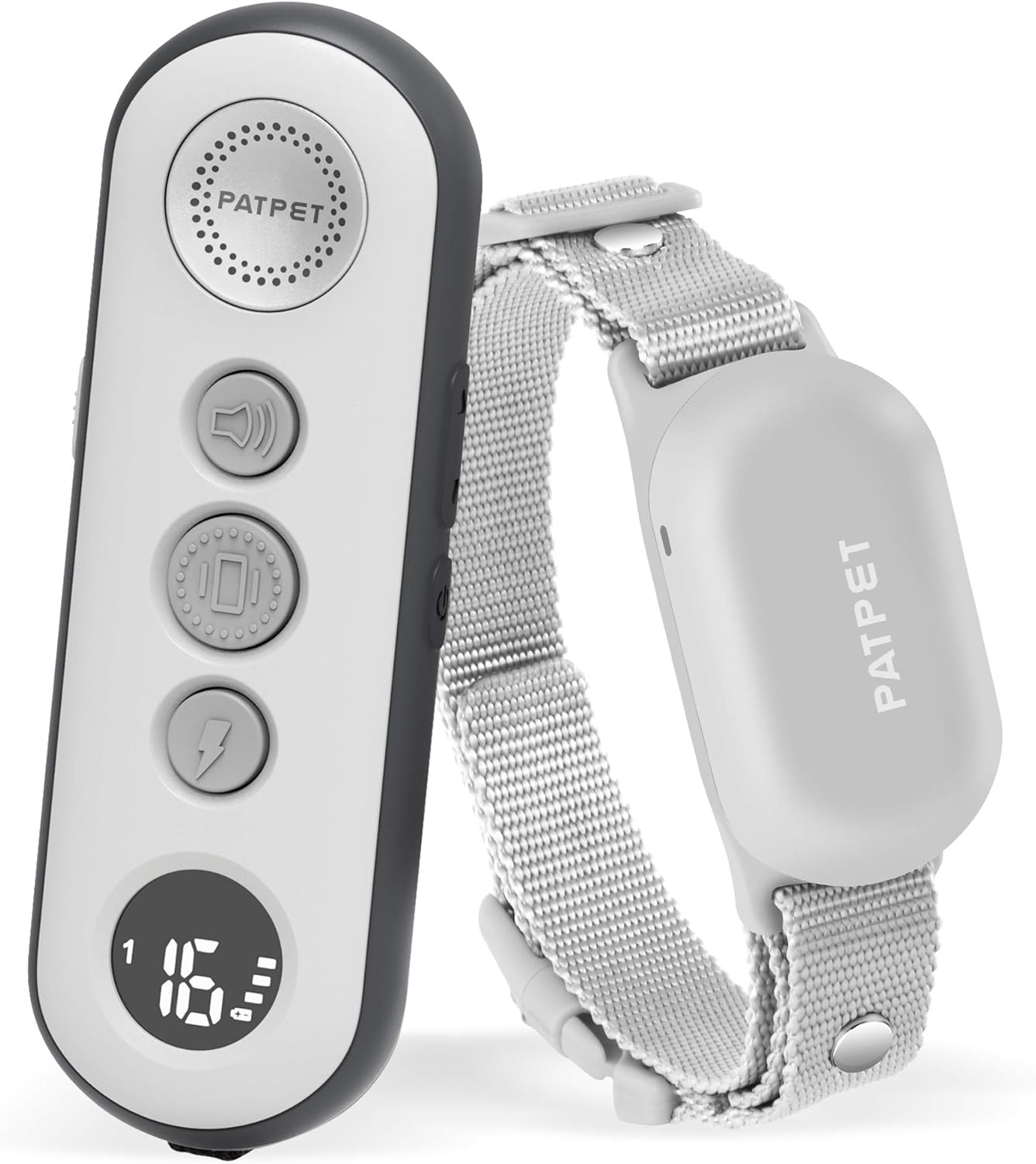 PATPET Dog Training Collar with Remote - Electric Dog Shock Collars for Small Medium Large Dogs, 3 Adjustable Safe Modes Rechargeable Waterproof E Collar for Dogs (8-120 lbs)