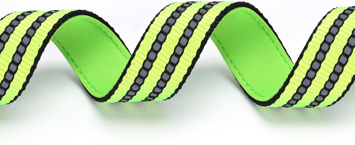 Martingale Dog Collar with Stainless Steel Chain,No Pull Slip Cinch Choker Choke Collar Training Escape Proof Heavy Duty Dog Collar for Small Medium Large Pet Boy Male Dogs,Green XL