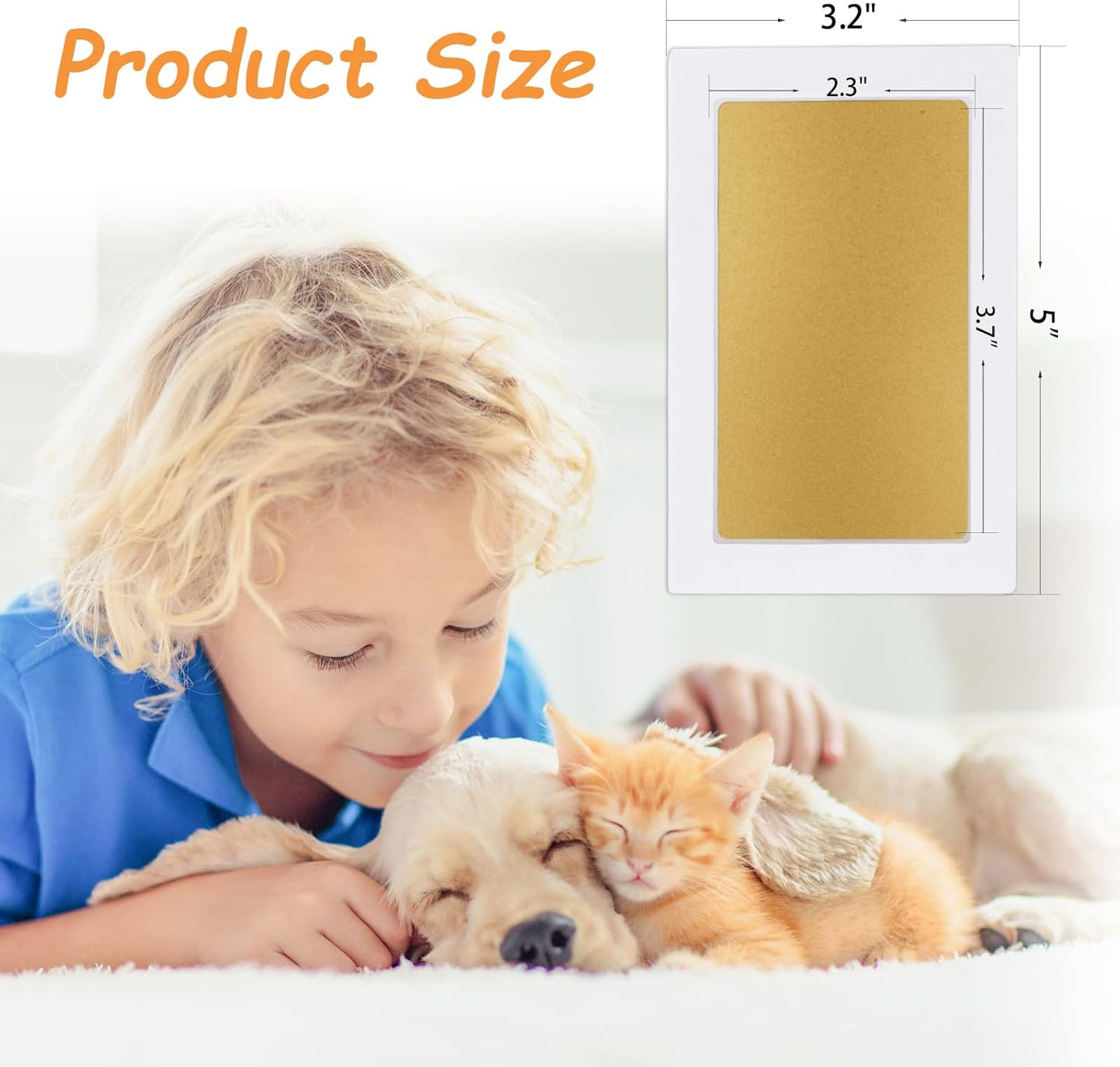 Inkless Paw Print Kit,Dog Paw Print Kit,Dog Nose Print Kit,Clean Touch Ink Pads and Imprint Cards,Pet Paw Print Impression Kit for Dogs Cats Footprint Keepsake