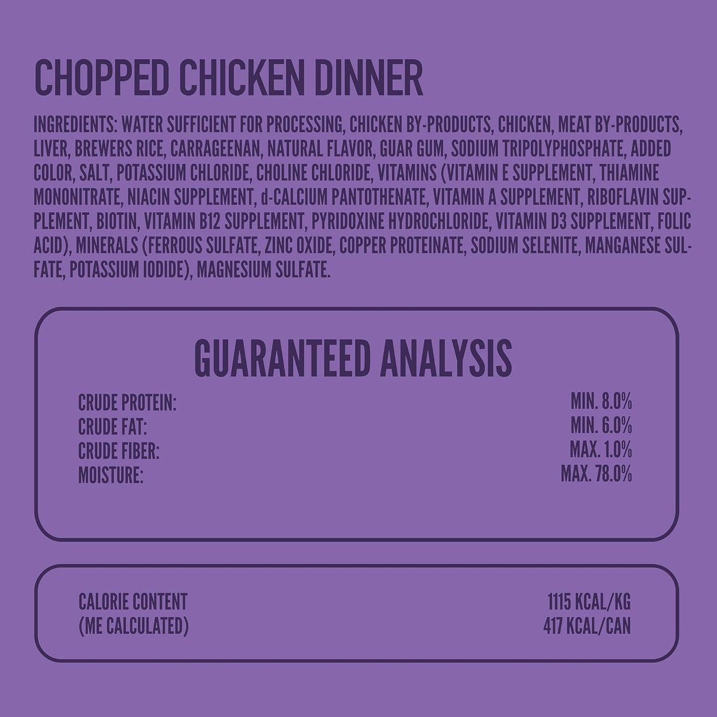 A Strong Heart Wet Dog Food, Chopped Chicken Dinner - 13.2 oz Cans (Pack of 12), Made in The USA with Real Chicken