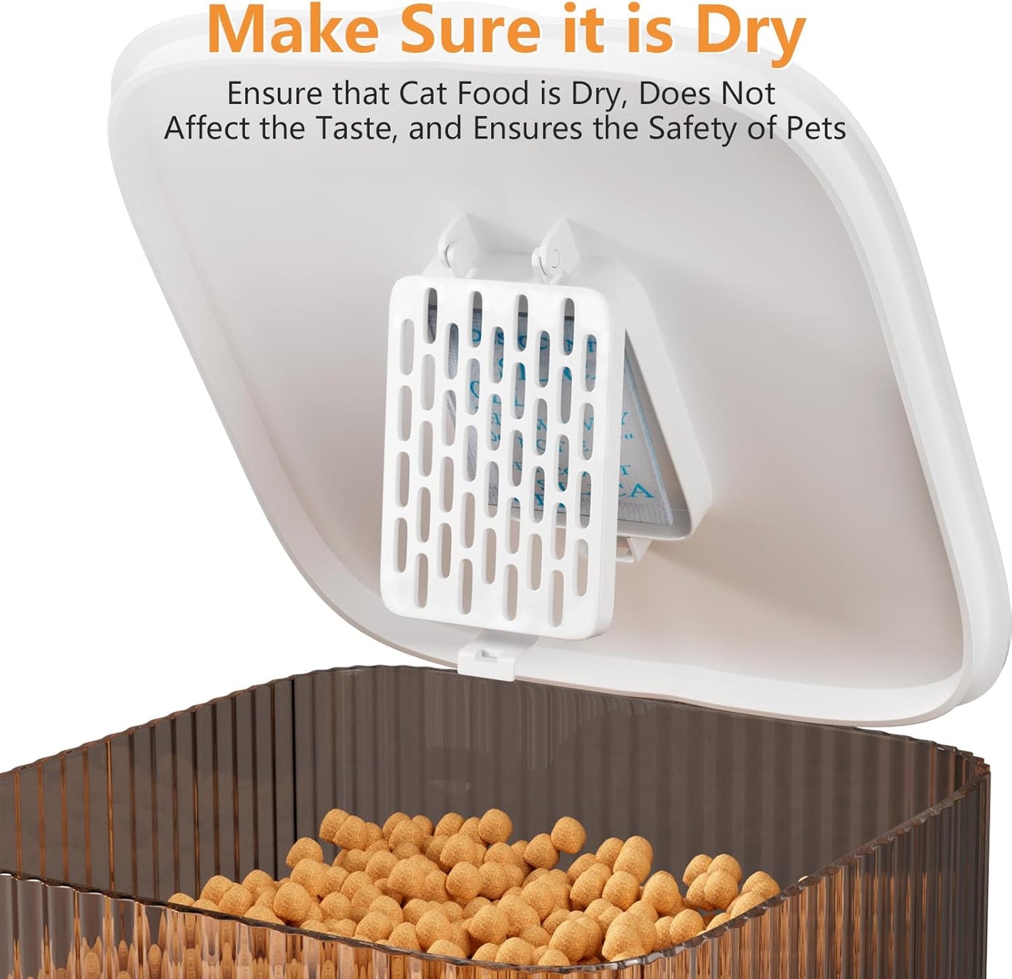 Automatic Cat Feeder for 2 Cats, APP Control 5L Timed Dual Dog Food Dispenser with Dual Power Supply Programmable 1-15 Meals Control with Auto Pet Feeder for Cats and Dogs (WiFi)