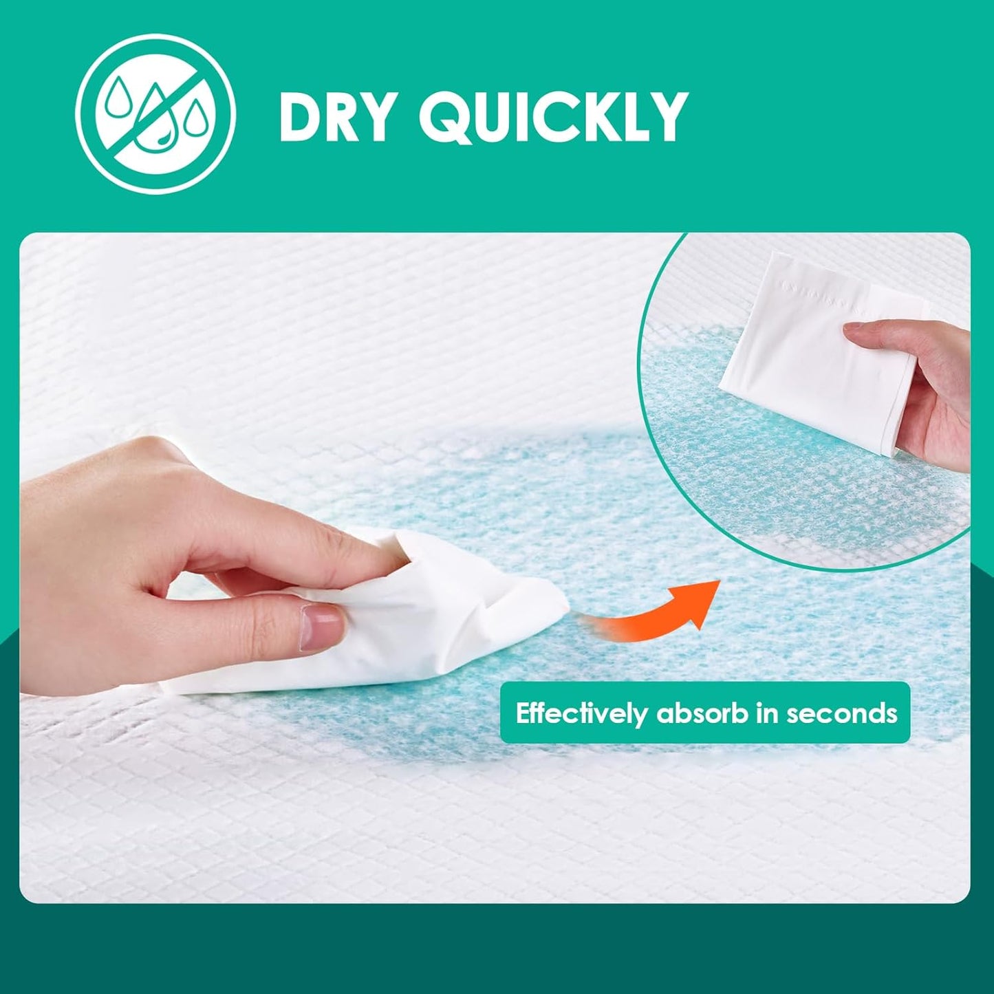 JollyMate Dog Pee Pads Extra Large 30"x36", X-Large Puppy Training Pads with Adhesive Tabs, 6 Layers Thick, Super Absorbent, Leak-Proof, Quick-Dry, Potty Pads for Dogs and Puppies (30, 30*36IN)