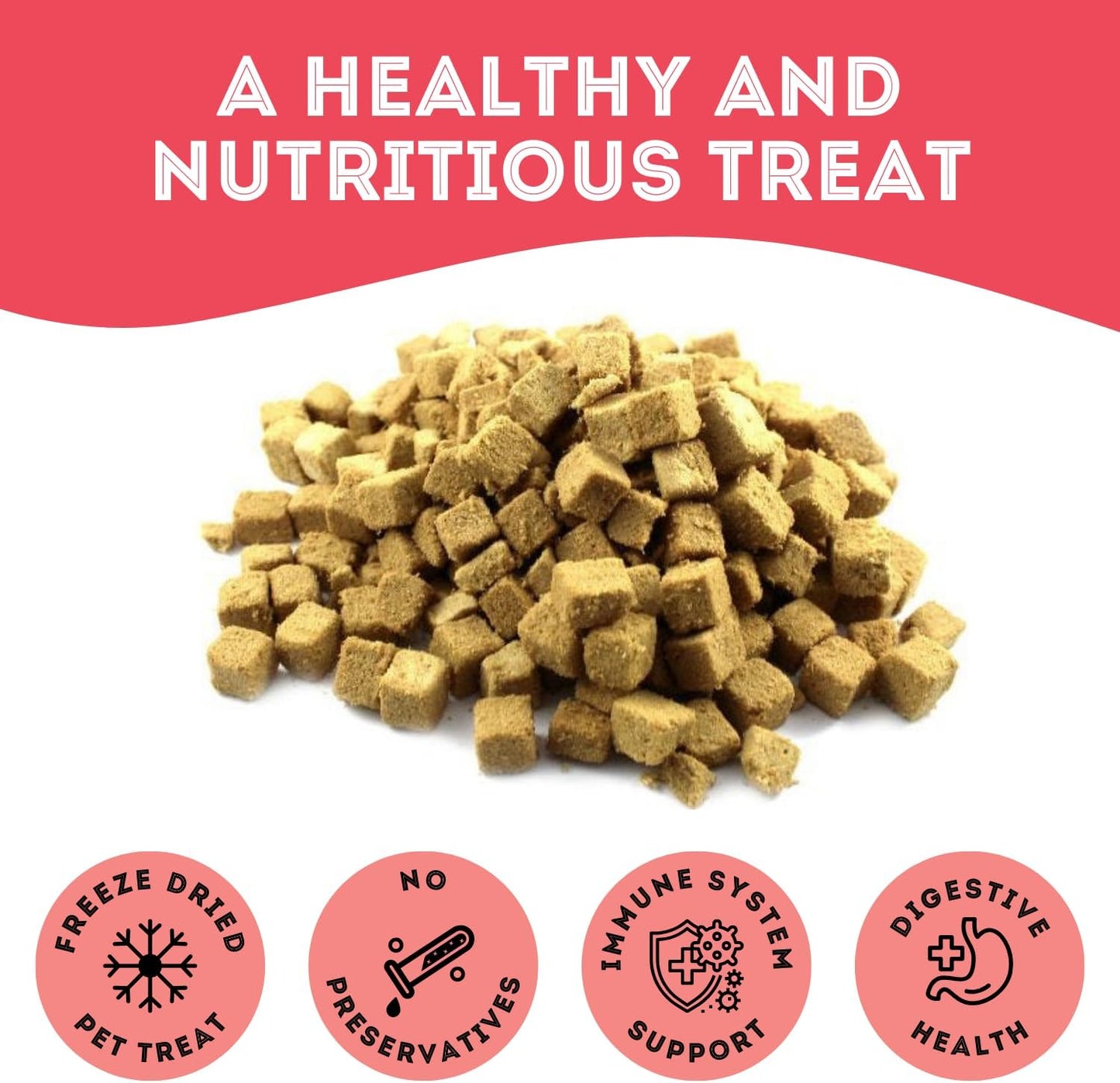 Freeze Dried Turkey Treats for Dogs & Cats (1.76 oz, Pack of 1) - Single Ingredient Flash Frozen to Maintain Nutrients Vitamins and Healthy Oils Made in Canada