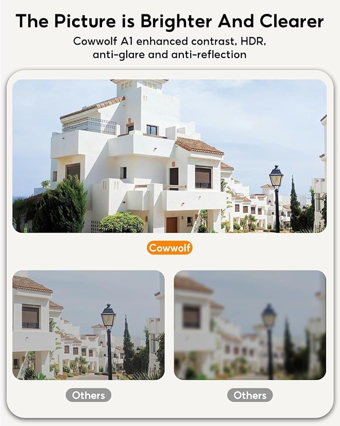 5MP 2K Window Camera,2.4GHz & WiFi Indoor Cameras for Home Security,Dog Camera with Mounting Sticker Al Color Night Vision,Person & Motion Detection, (Light White)