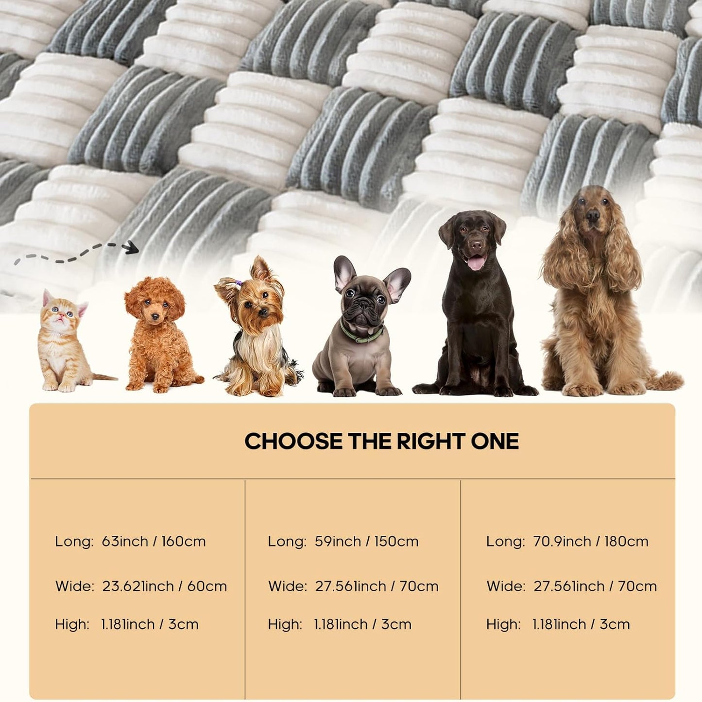 Couch Cover for Dogs Washable, Soft Flannel Dog Couch Cover Protector, Non Slip Pet Couch Covers for Sofa, Couch Protector for Dogs Large Medium Small Size (Grey, 27.56 x 70.9 inch)