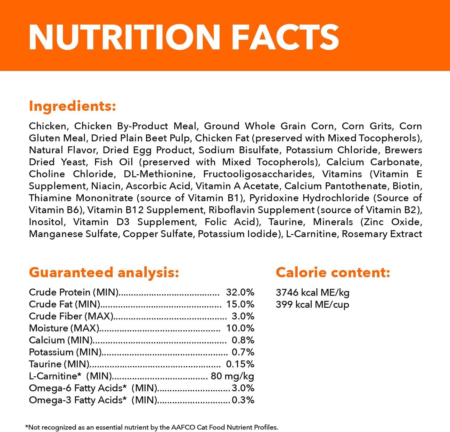 IAMS Proactive Health Adult Healthy Dry Cat Food with Chicken, 22 lb. Bag