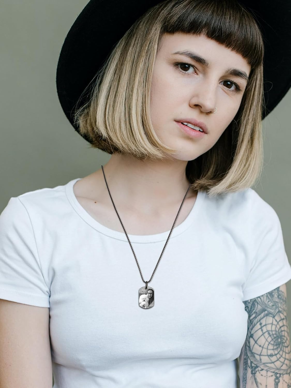 Personalized Master Custom Paw Print Urn Necklace for Ashes Dog Cat Pet Memorial Gift Dog Tag Pendant Keepsake Cremation Jewelry Engraved Name Text