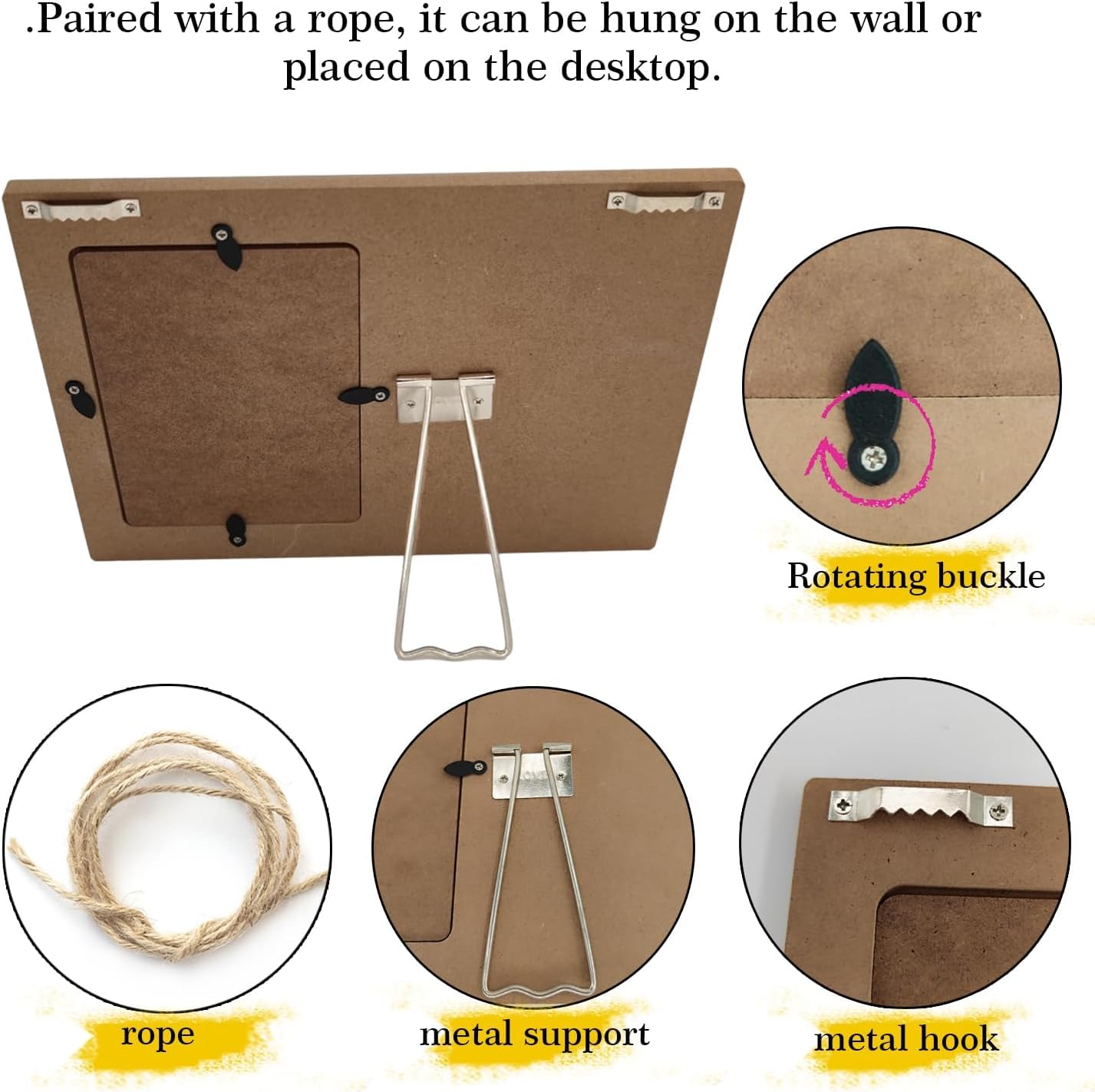 Memorial Picture Frame, Pet Picture Frame, Sympathy Gifts for Loss of Loved Pet, Bereavement Gifts for Loss of Dog, Remembrance Photo Frame or Memorial Gift, Fits 4 x 6 In Photo