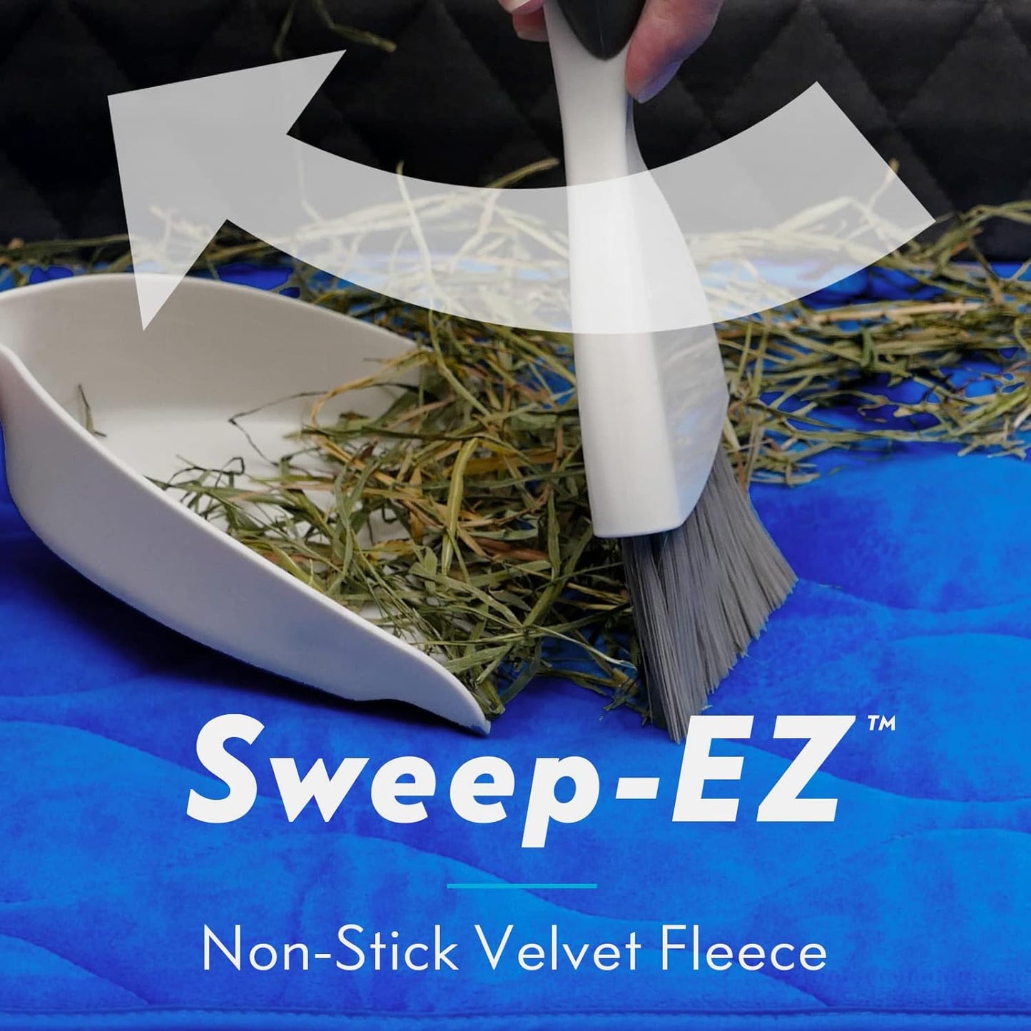 Paw Inspired Guinea Pig Cage Liner Pads | Washable Fleece Bedding, Waterproof Bottom | Super Absorbent Pee Pad or Pet Bed Mat for Guinea Pigs, Ferrets, Rabbits, Hamsters, Small Animals (12"x12", Gray)