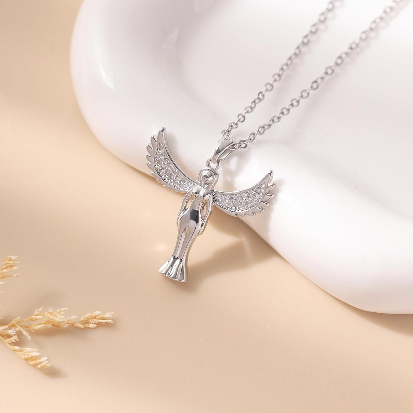 Baydurcan Pendant Necklace for Women Evil Eye Ankh Bow Necklace for Friends Sister Birthday Just Because Christmas Gifts