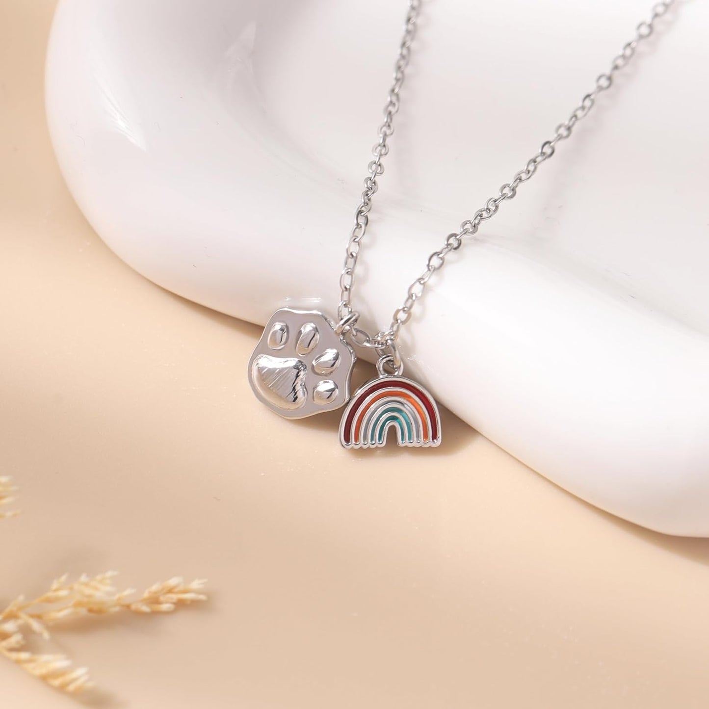 Baydurcan Pendant Necklace for Women Evil Eye Ankh Bow Necklace for Friends Sister Birthday Just Because Christmas Gifts