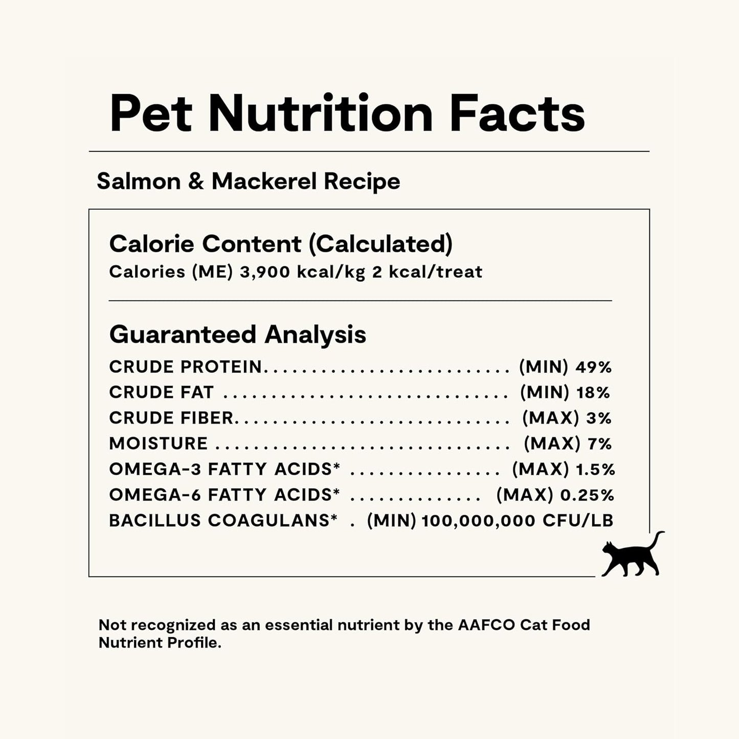 Open Farm, Kitty Cubes, Freeze Dried Raw Cat Treats, Grain-Free, High-Protein Cat Treat with Probiotics, Omega Fatty Acids & Superfoods, Salmon & Mackerel Recipe, 1.5oz Bag