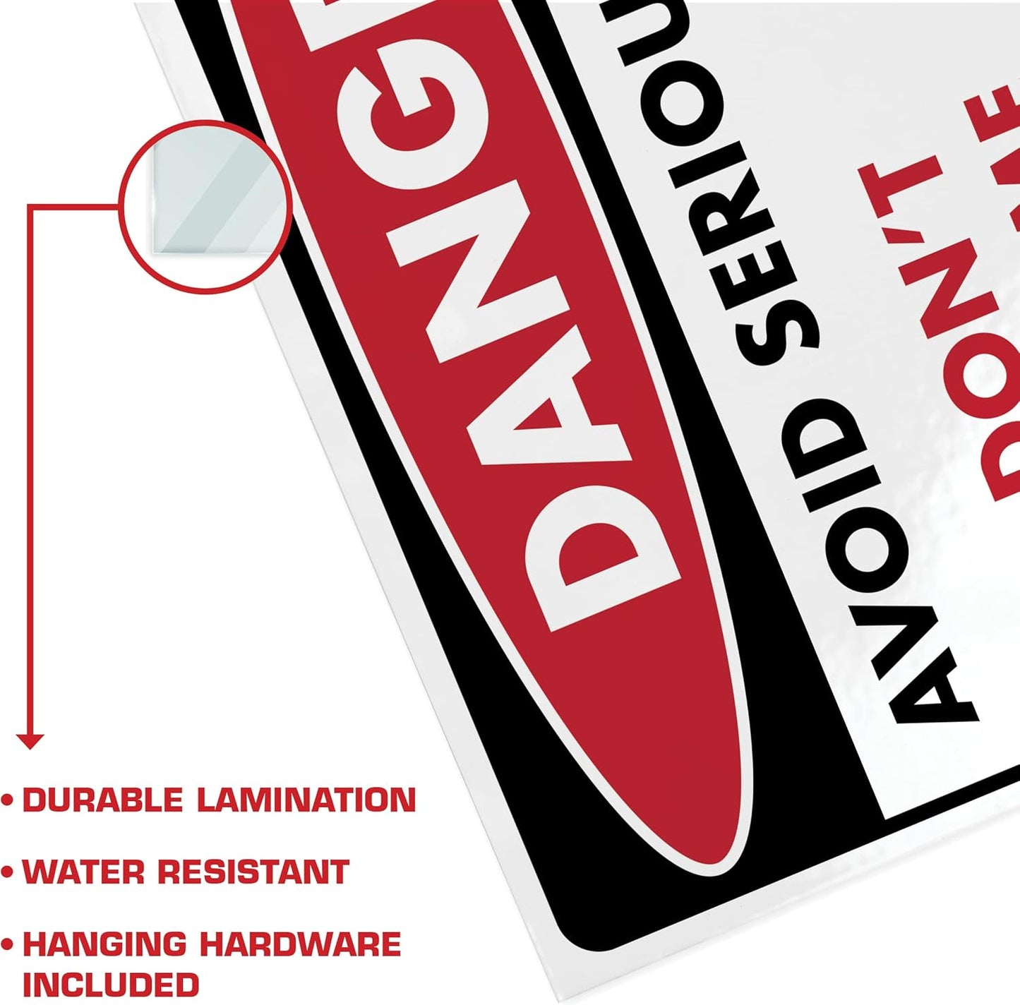 Avoid Serious Injury Don't Tell Me How To Do My Job - Humorous Laminated Sign - 8.5" x 11" - Funny Garage Sign, Office Wall Decor, Mechanic Gift, Street Sign for Bedroom - ENVISIONED Signage