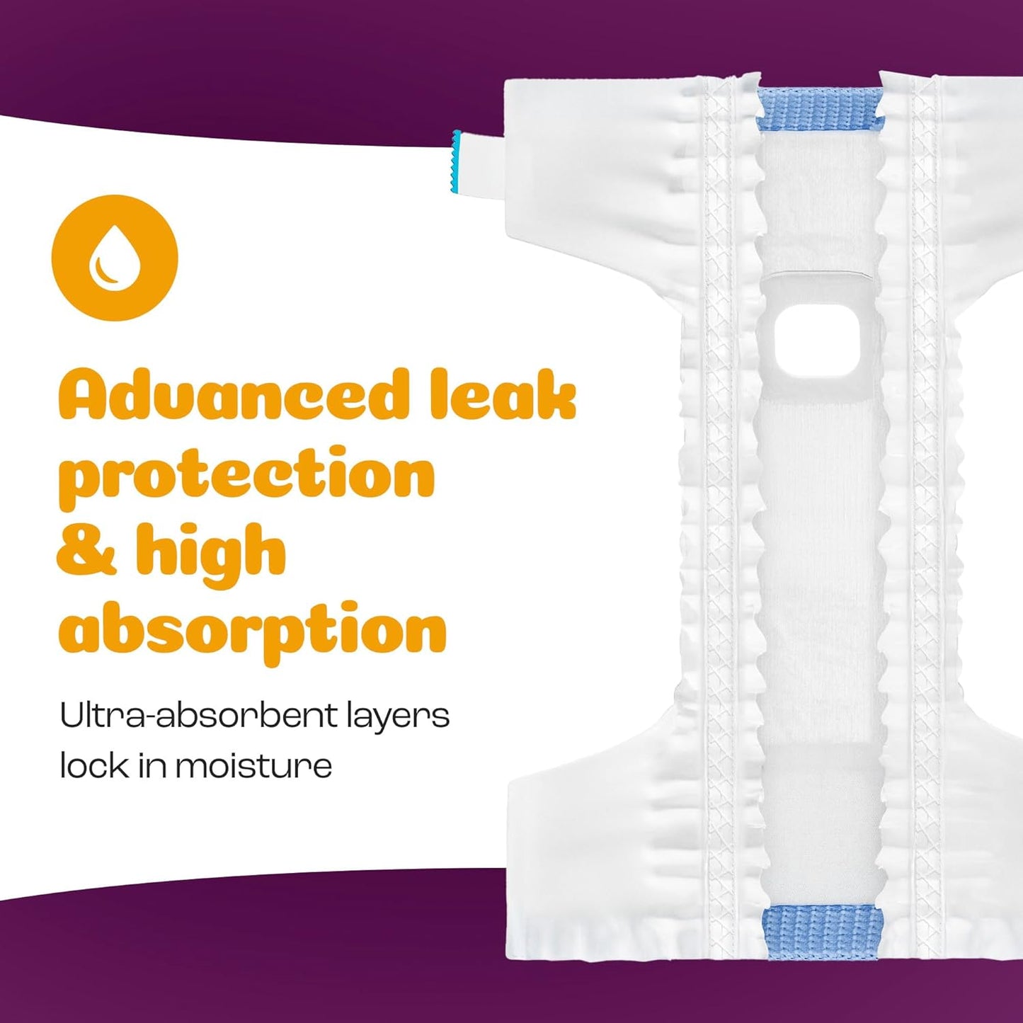 Inspire Pet Care Dog Diapers Female Dogs | Bulk Value Doggie Incontinence, Accidents, for Heat, Pee or Period and Housebreaking (X-Large (28 Count))