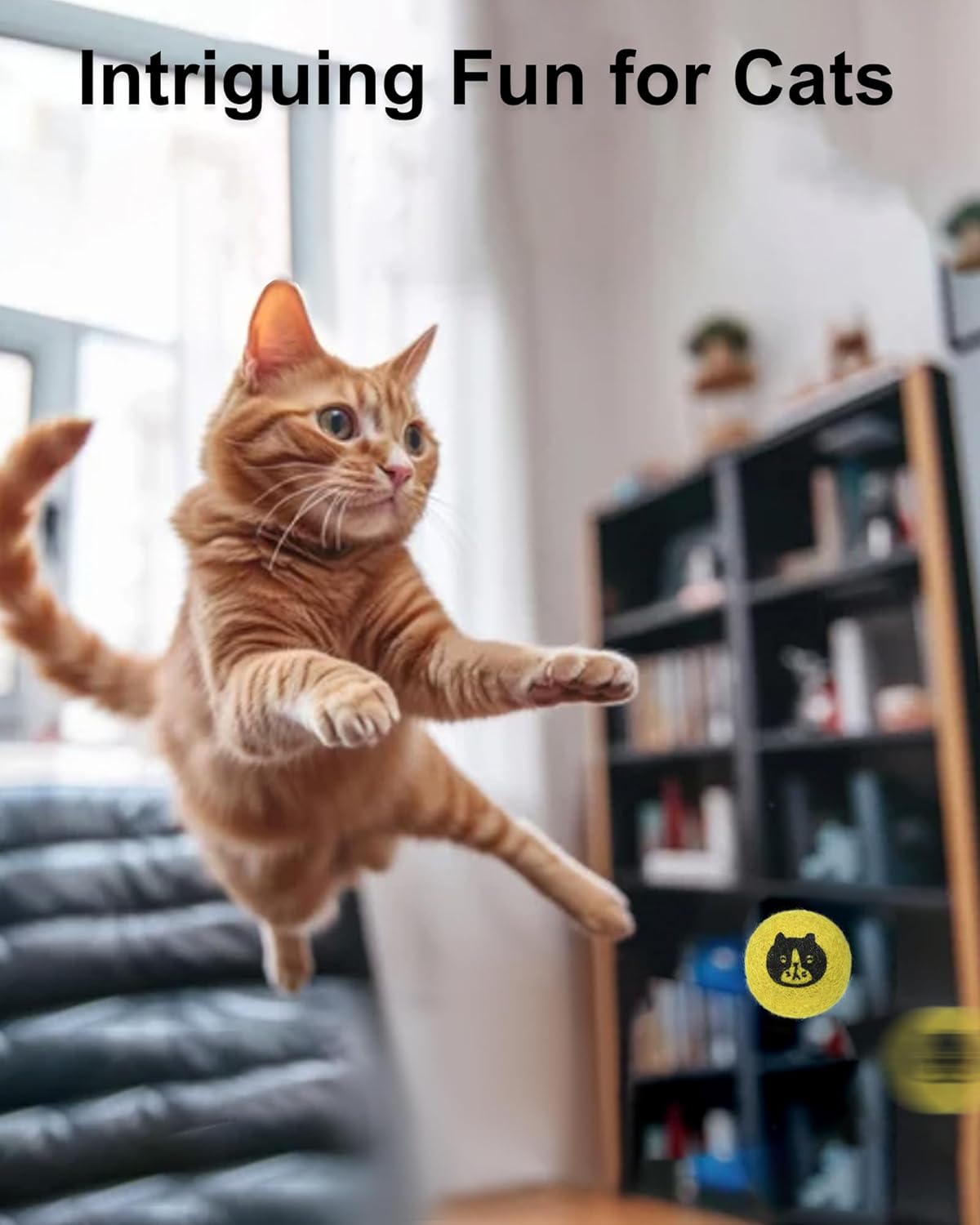 Cat Ball Toys – Soft, Quiet Wool Balls for Indoor Cats, Handmade, Pure Natural, Safe, Cat-Friendly Colors, 1.6 Inch Interactive Toy for Kittens, 3 Pack