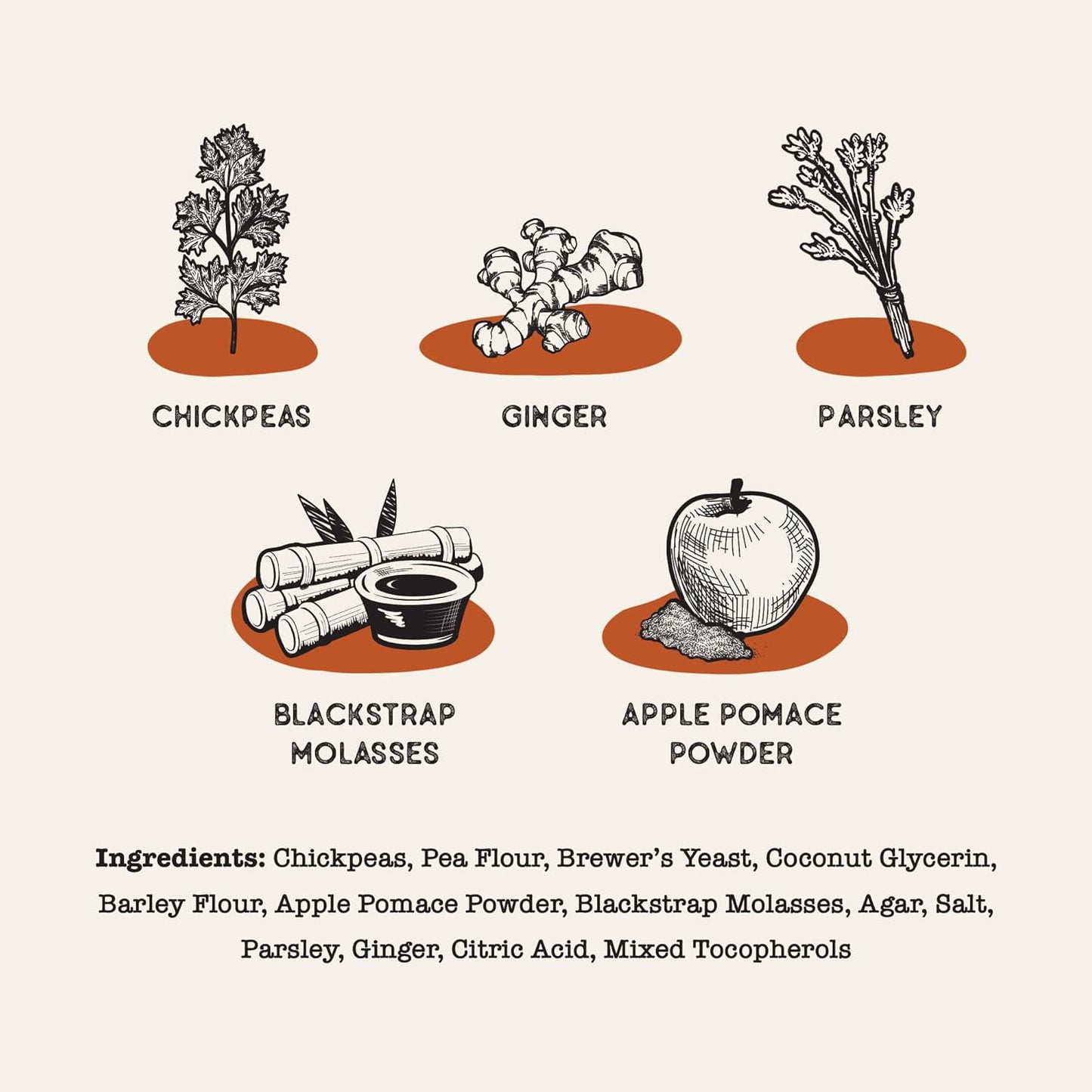 Dog Treat Naturals Dental Chew Sticks | Helps Clean Teeth and Easy to Digest Dog Treats | Dog Breath Freshener | Made with Chickpea & Ginger| Made in USA (20 Sticks)