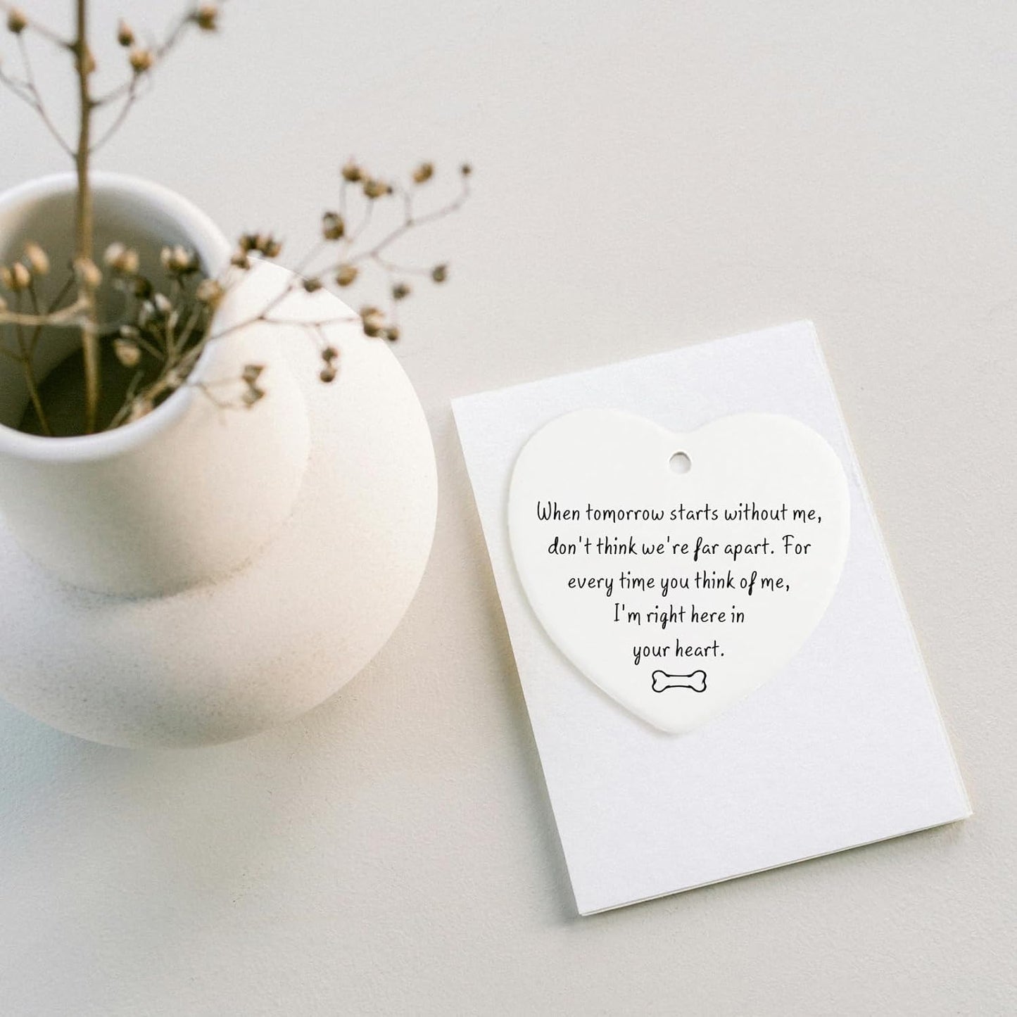 Pet Memorial Gifts for Dogs Ornament Keepsake Sign Heart Plaque Condolence Gift Dog Pet Loss Gift Bereavement Gifts Loss of Dog Sympathy Gift Remembrance Gift