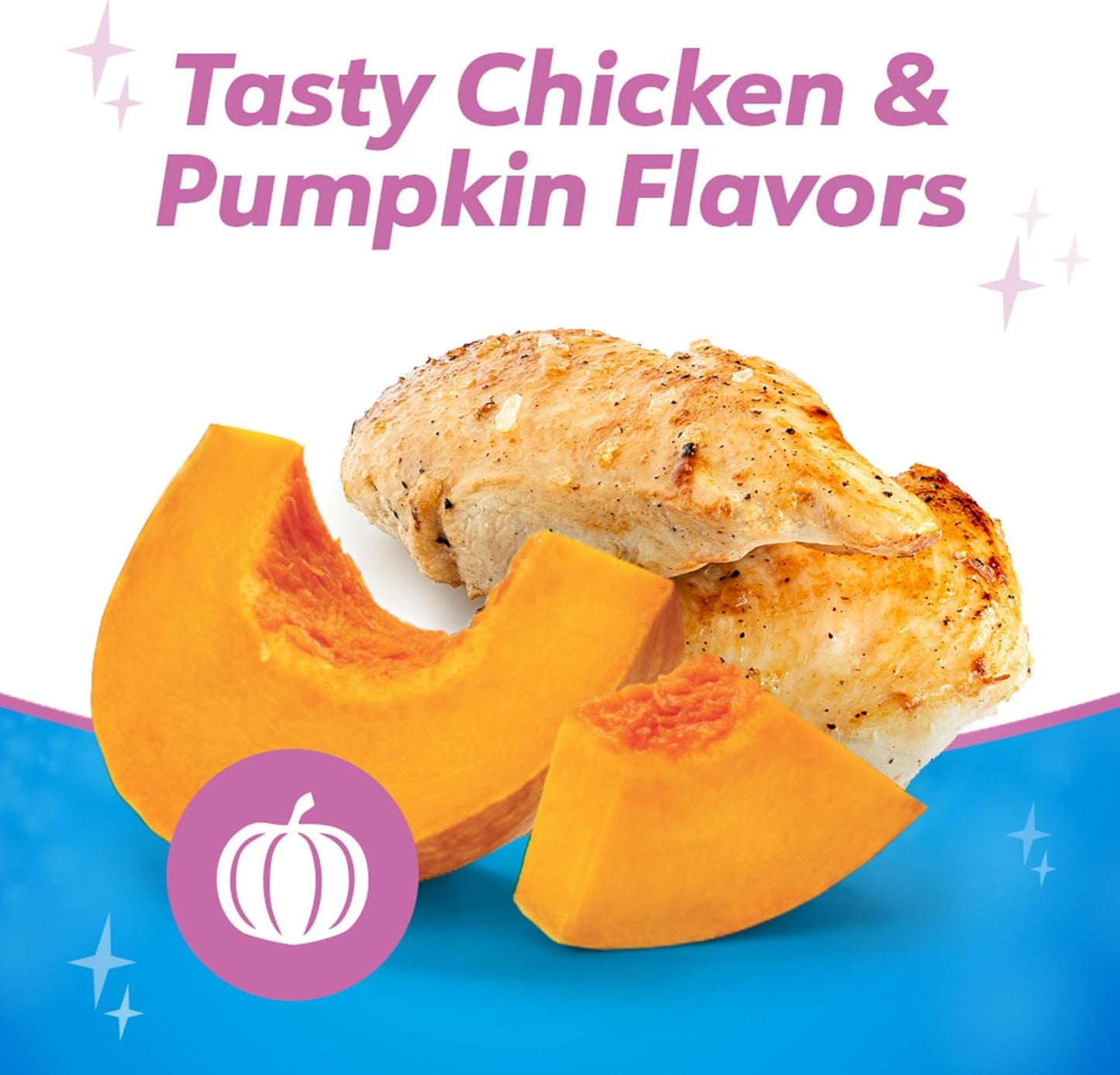 Dentalife Plus Digestive Support Dog Treats for Small and Medium Dogs 20-40 lbs., Cleans Teeth, Freshens Breath, & Supports Healthy Gut, Chicken & Pumpkin Flavor, 6 oz., 8 Chews - 6 oz. Pouch