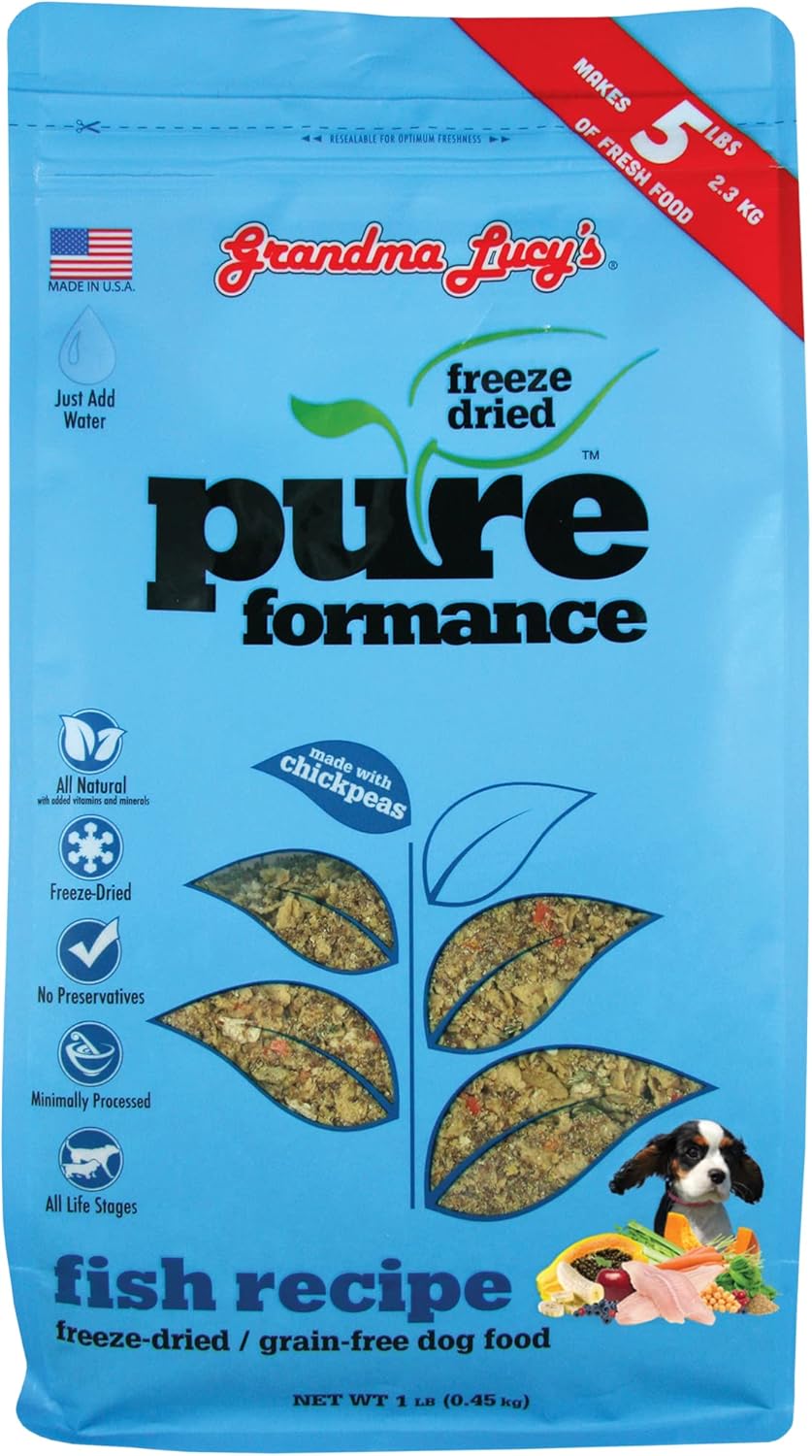 Grandma Lucy's Pureformance Fish Dog Food - 1lb
