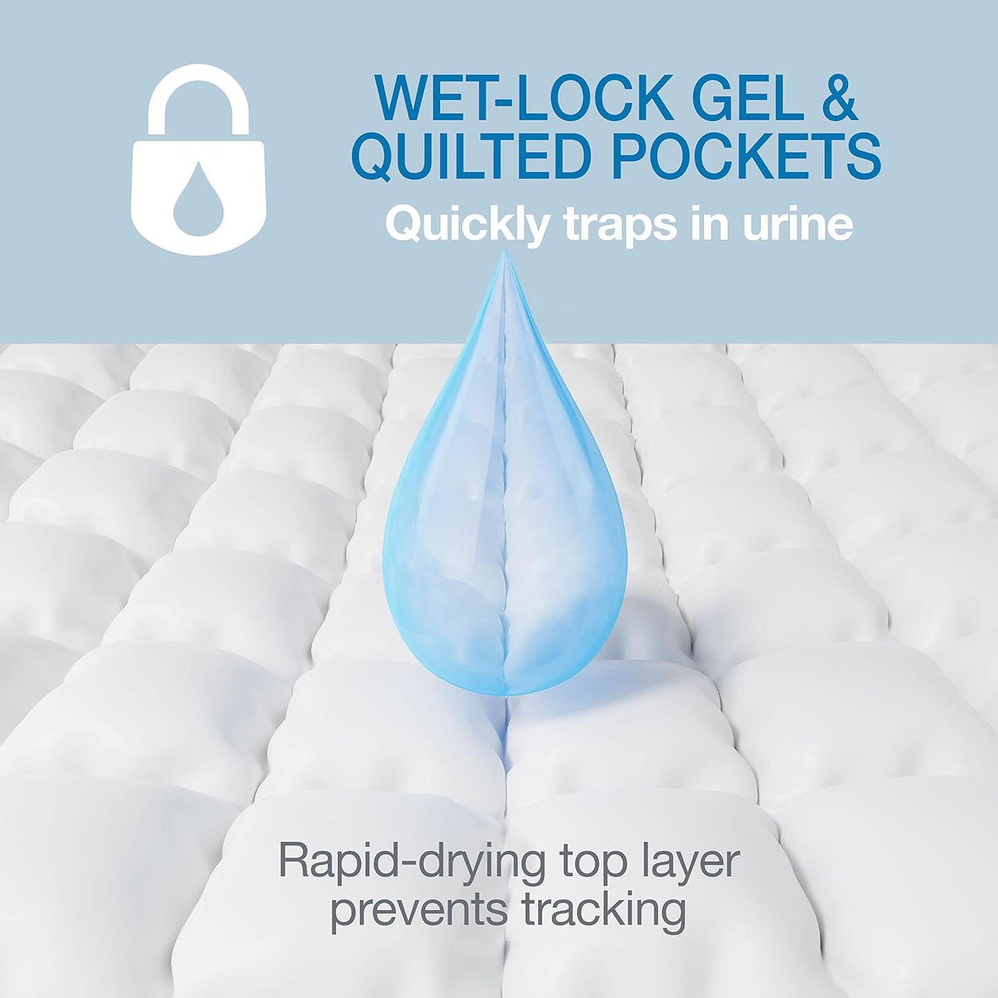 Four Paws Wee-Wee Super Absorbent Unscented Pee Pads for Dogs & Puppies with Insta-Rise Border, Leak-Proof Dog Housebreaking Potty Training Floor Protection, 24" x 24", 40 Count