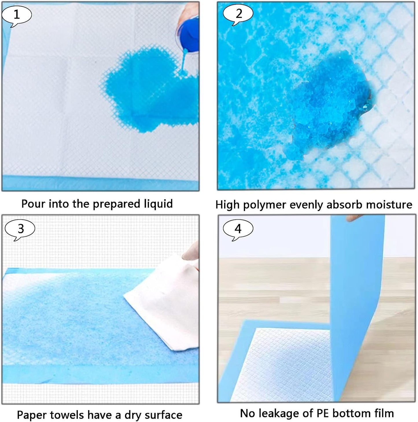 Extra Large Puppy Pads,36"x36" Pee Pads for Dogs,50 Count Training Dog Pee Pads Absorbent & Leak-Proof &Quick Dry,Disposable Pet Potty Pads for House Training Dogs Cats, Rabbits.