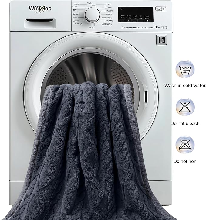 Waterproof Pet Blanket, Liquid Pee Proof Dog Blankets for Sofa Bed Couch, Reversible Sherpa Fleece Furniture Protector Cover for Small Medium Large Dogs Cats,Dark Grey Small（40" x 28"）