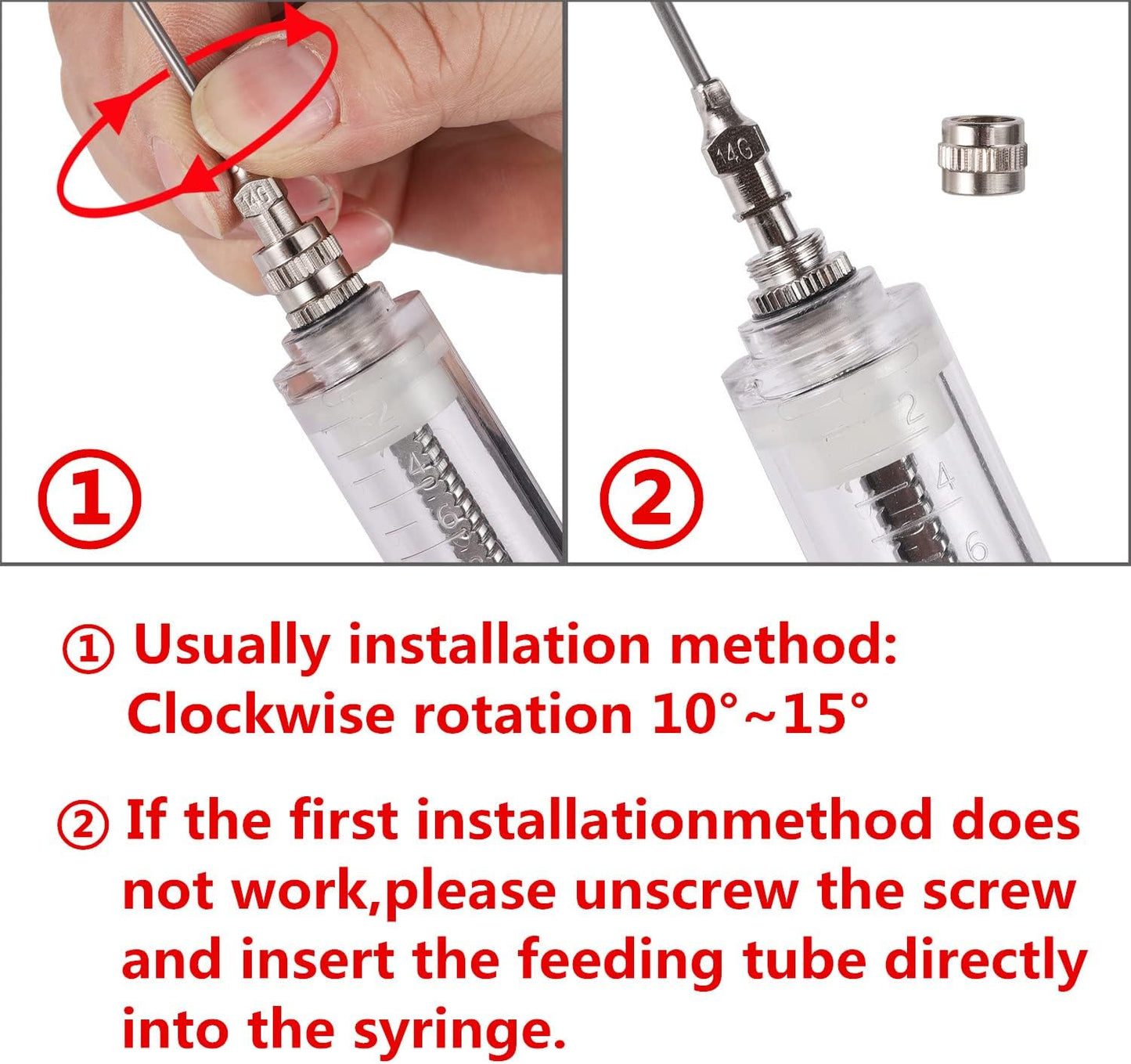 50ML Baby Bird Feeding Syringe Set Pet Syringe with 6 Pcs Curved Gavage Feeding Tubes and Bird Drinker Stainless Steel Metal Feeding Spoon for Baby Birds Parrot Small Pet