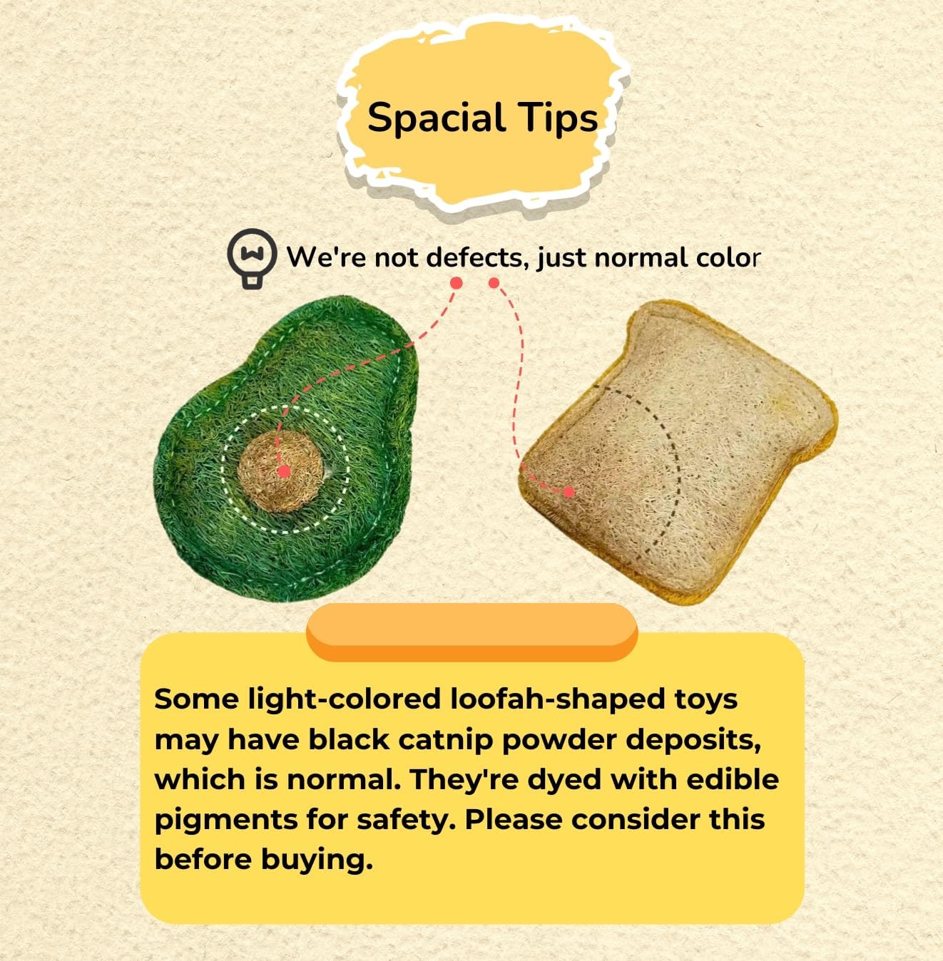 Loofah Chew Cat Toys with Catnip and SilverVine (Actinidia) for Kittens and Cats: Dental Care and Teething Comfort