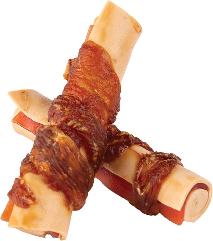 SmartBones Chicken-Wrapped Sticks, Treat Your Dog to a Rawhide-Free Chew Made with Real Chicken and Vegetables