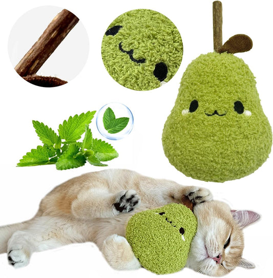 Durable and lnteractive Cat Teething Stick Toys: Chewing Stick, Grinding Teeth Rod, and chewable Cat Doll for Your Pet's Entertainment (Green)