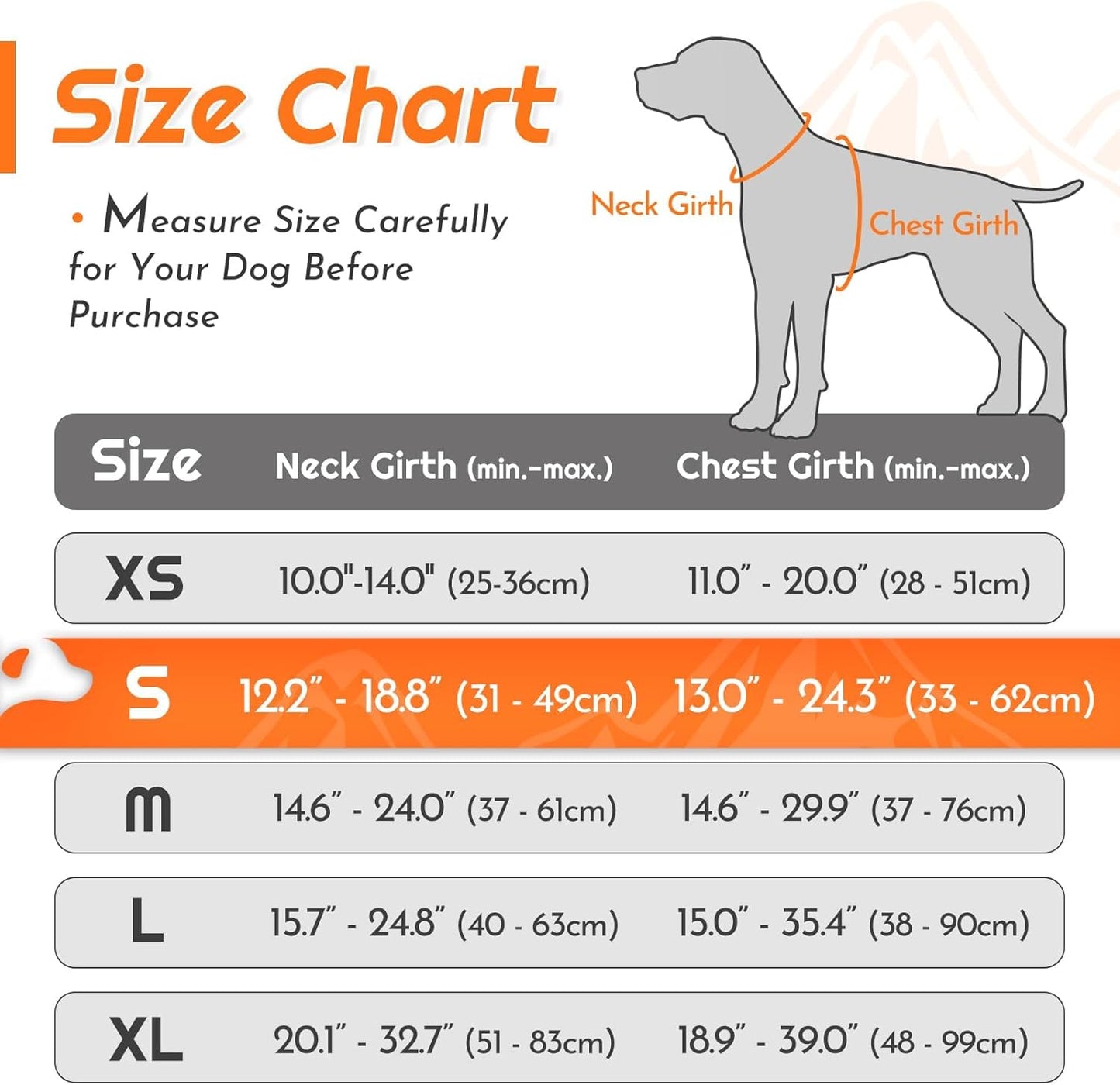 Eagloo Dog Harness Small Sized Dog, No Pull Service Vest with Reflective Strips and Control Handle, Adjustable and Comfortable for Easy Walking, No Choke Pet Harness with 2 Metal Rings, Orange, S