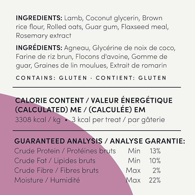 Crumps' Naturals Mini Trainers Semi-Moist Lamb 4.7oz