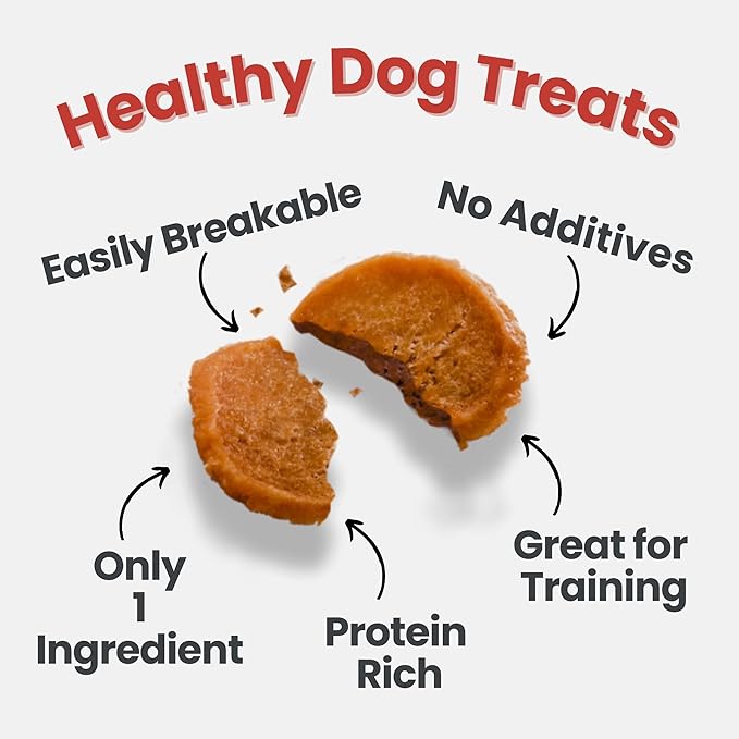 Farm To Pet - Puppy Training Treats Starter Pack Chicken 4oz + 2 Turkey & 2 Beef Snack Chips for Small Dogs - Value Pack Dog Treats, 100% All Natural, Single Ingredient, Puppy Essentials Made in USA