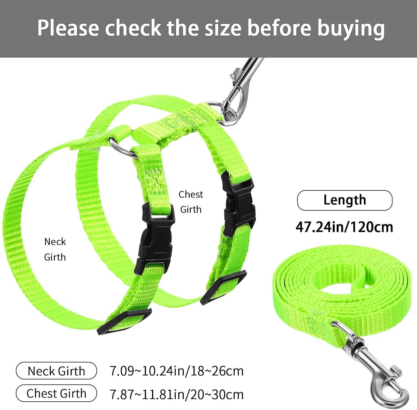 Outus 5 Pieces Adjustable Rabbit Harness and Leash Set Escape Proof Bunny Harness Vest for Pet Running Walk Jogging Bunny Cat Puppy Kitten Ferret and Other Small Pet(Fresh Color)