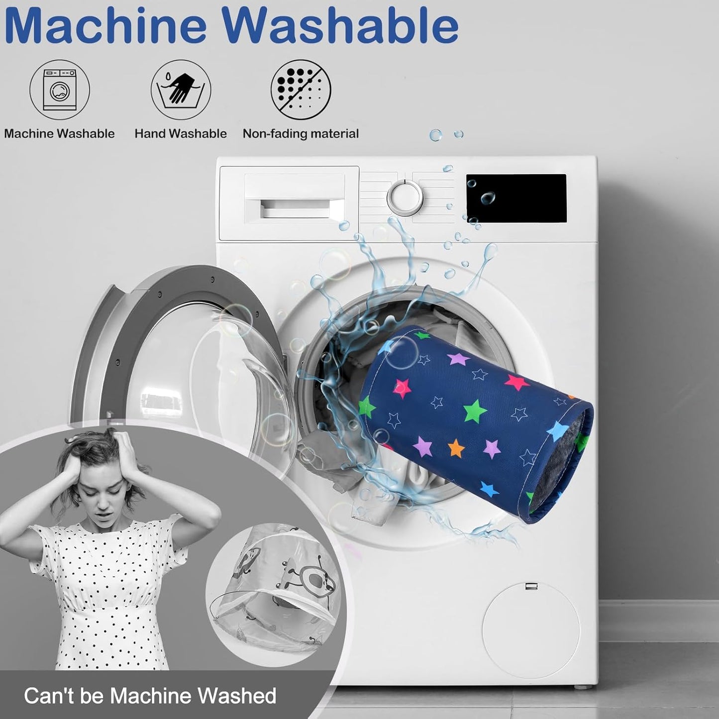 Glittme Guinea Pig Tunnel Washable Guinea Pigs Hideout Portable Rabbit Tunnels Soft Ferret Tunnel for Playing Resting Guinea Pig Accessories for Hedgehogs, Hamster,Colorful Stars