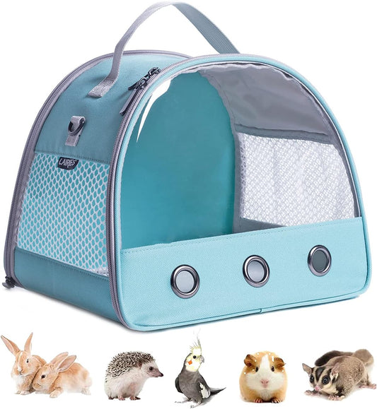 Guinea Pig Carrier, Small Animal Bird Rabbit Turtle Carrier Bag, African Hedgehog Portable Travel Carrier Outdoor Hangbag, Bird Rabbit Guinea Pig Squirrel Carrier