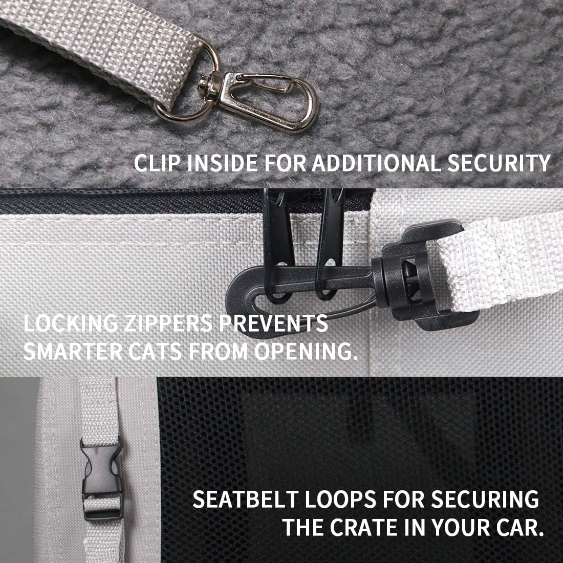 Extra Large Cat Carrier Soft Sided with Wheels Folding Small Medium Dog Pet Carrier 24"x16.5"x16" Travel Collapsible Ventilated Comfortable Design Portable Vehicle