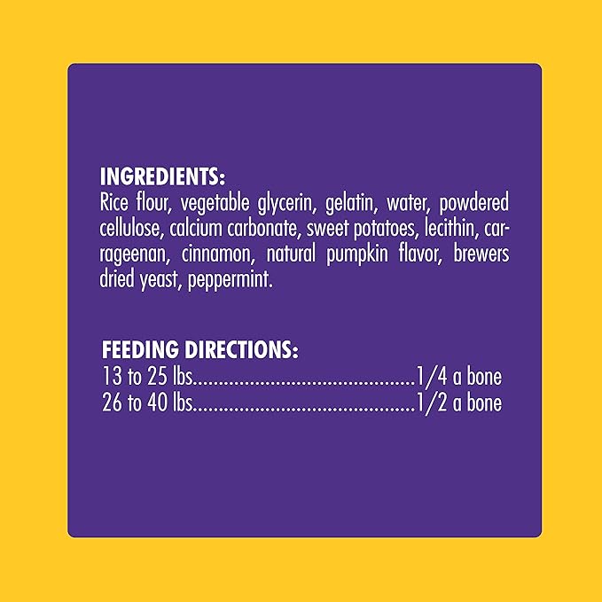 N-Bone Quado Interactive Chew, Pumpkin Flavor, Average Joe, 2.8oz