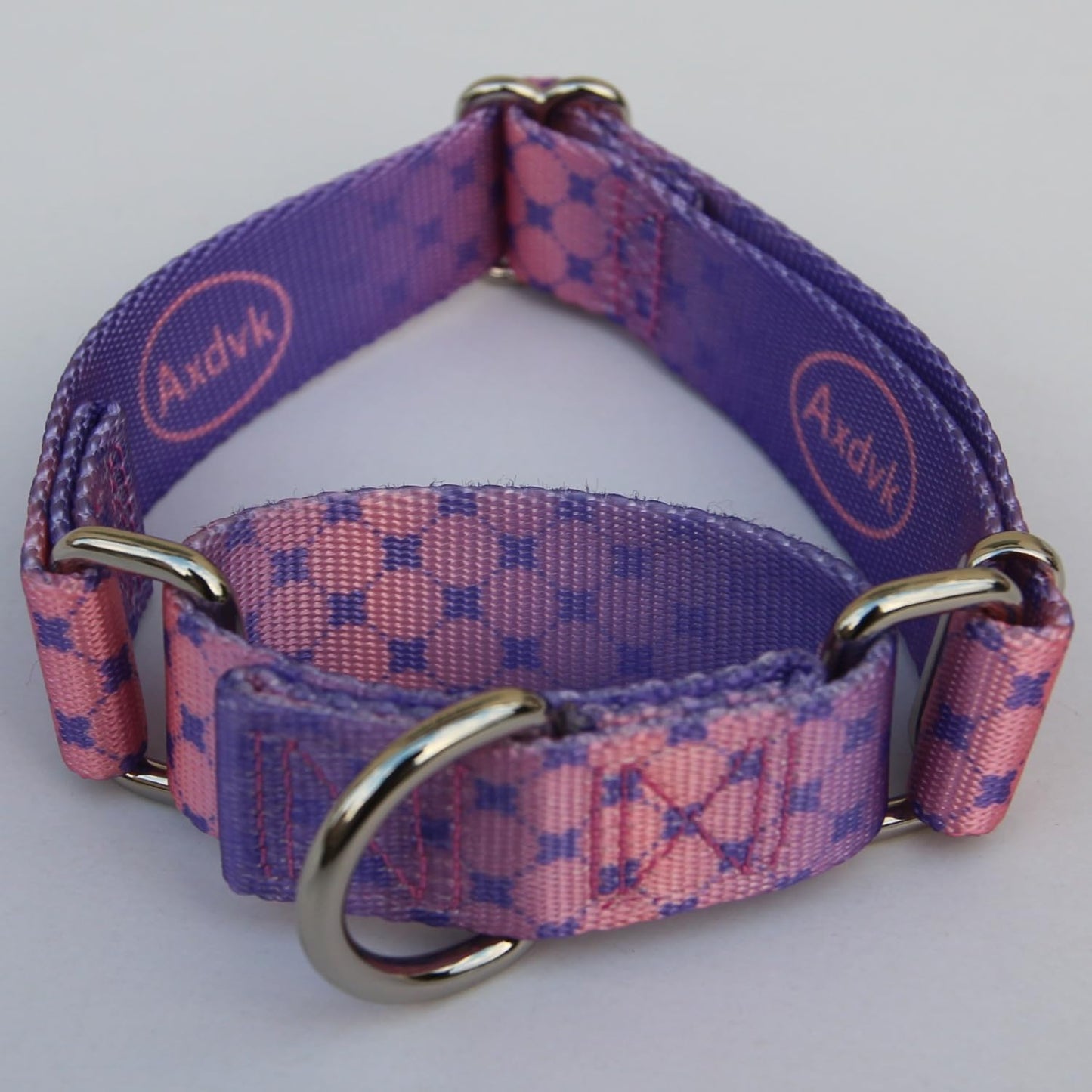 Martingale Dog Collar Colorful Gradient Fashionable - Anti-Escape Soft Durable Pets Collar for Walking Training Outdoor Daily Use -Medium, Lilac Mist