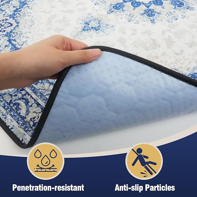 Washable Pee Pads for Dogs 32"x40" (2 Pcs), Reusable Dog Pads Extra Large, Super Absorbent Puppy Pads XL, Waterproof & Leak-Proof Dog Pee Pads, Non-Slip Training Pads for Pet Housebreaking