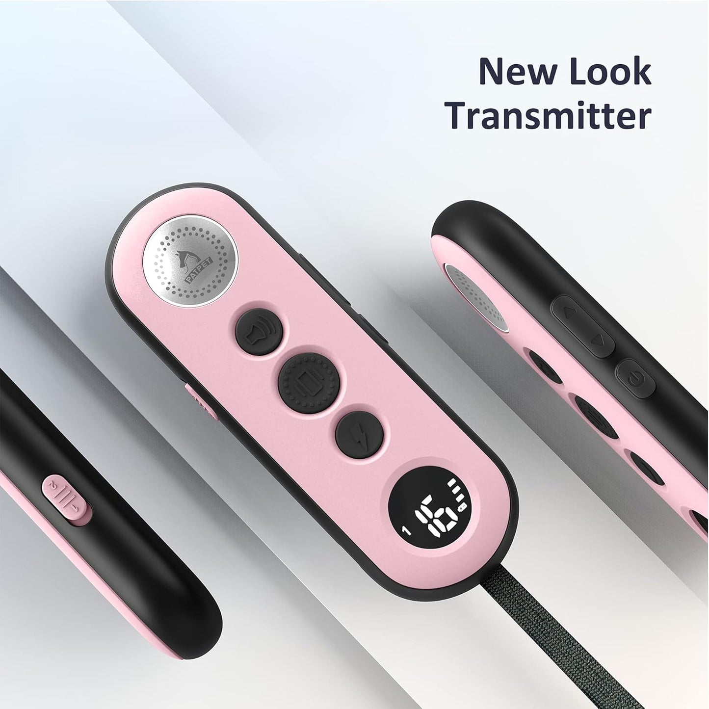 PATPET Dog Training Collar with Remote - Electric Dog Shock Collars for Small Medium Large Dogs, 3 Adjustable Safe Modes Rechargeable Waterproof E Collar for Dogs (8-120 lbs)