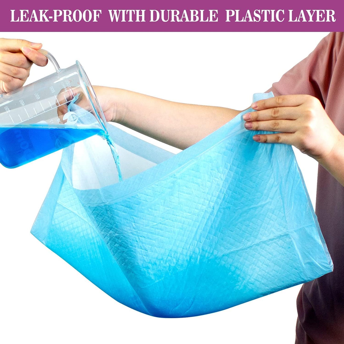 IMMCUTE Dog Pee Pads Extra Large 28"x34", X-Large Training Puppy Pee Pads Super Absorbent & Leak-Proof, XL Disposable Pet Piddle Pad and Potty Pads for Dogs, Puppies, Doggie (18 Count)