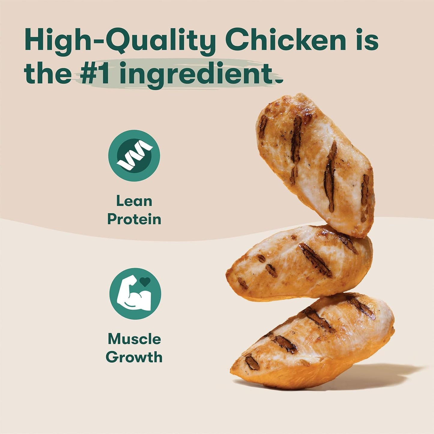 Jinx Chicken Bites Jerky Dog Treats - Soft & Chewy, All Natural Dog Jerky Treats with Cage-Free Chicken - Pet Products for All Dogs (Puppies, Adults & Seniors) - 15oz