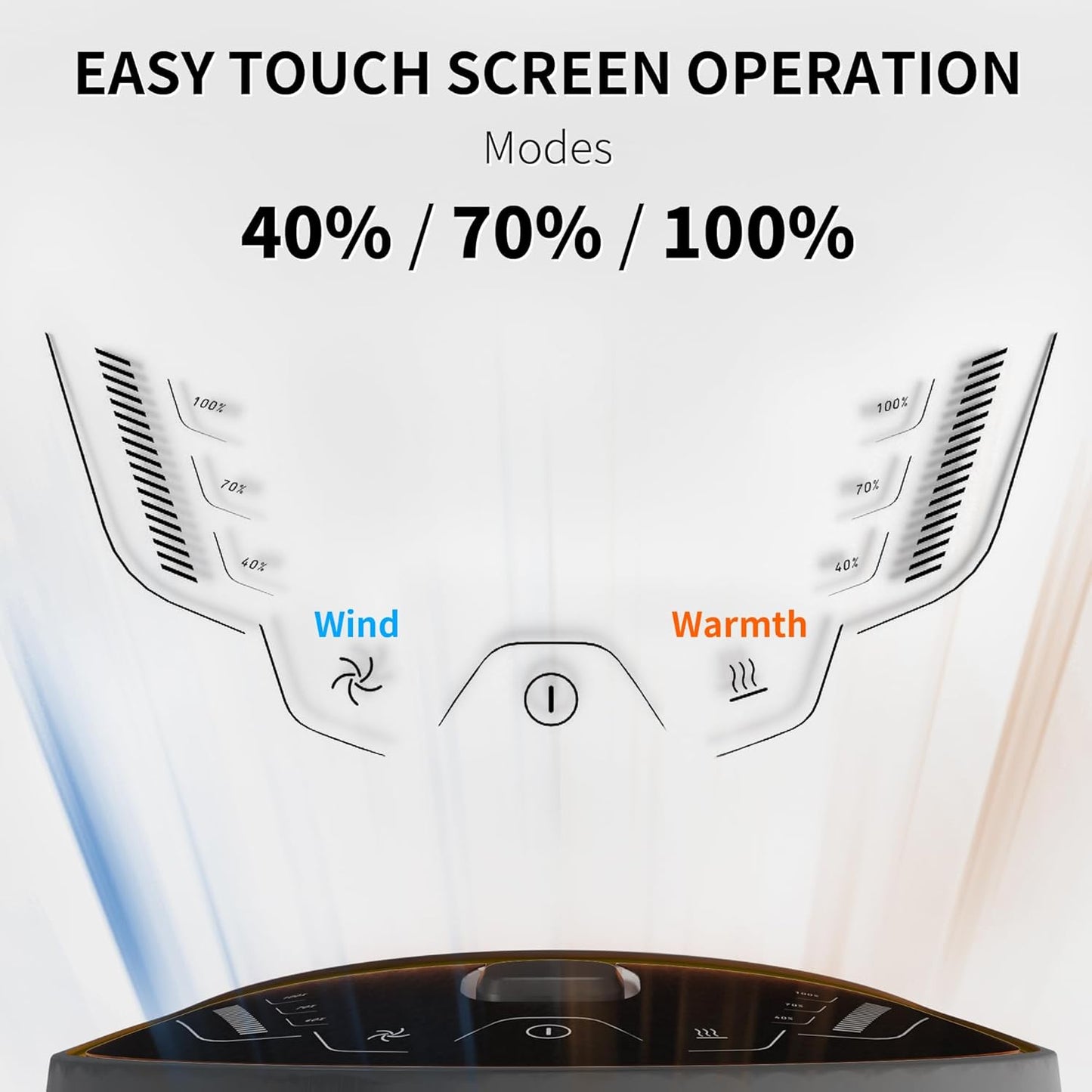 FOTING 8 in 1 Dog Grooming Vacuum & Dryer Kit, Dog Vacuum for Shedding Grooming with 3L Dust Cup, Touchscreen Adjustable Speed Temperature Control Clippers Brush, Pet Grooming Vacuum for Dogs at Home