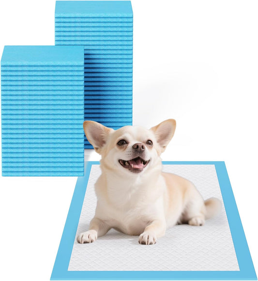 JollyMate Dog Pee Pads Extra Large 36"x36", X-Large Puppy Training Pads with Adhesive Tabs, 6 Layers Thick, Super Absorbent, Leak-Proof, Quick-Dry, Potty Pads for Dogs and Puppies (100, 13*18IN)