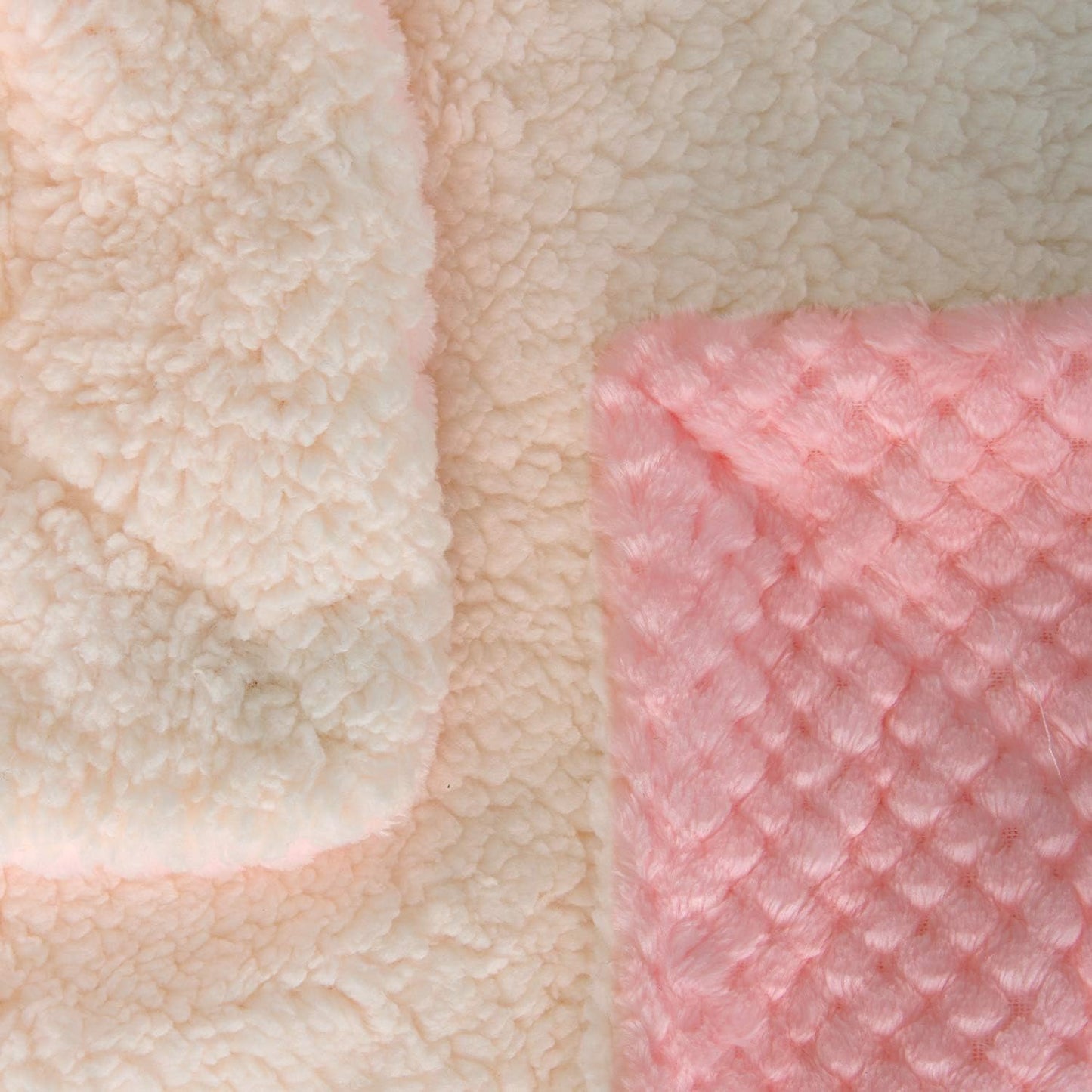 Fuzzy Dog Blanket or Cat Blanket or Pet Blanket, Warm and Soft, Plush Fleece Receiving Blankets for Dog Bed and Cat Bed, Couch, Sofa, Travel and Outdoor, Camping (Blanket (32" x 40"), DW-Baby Pink)