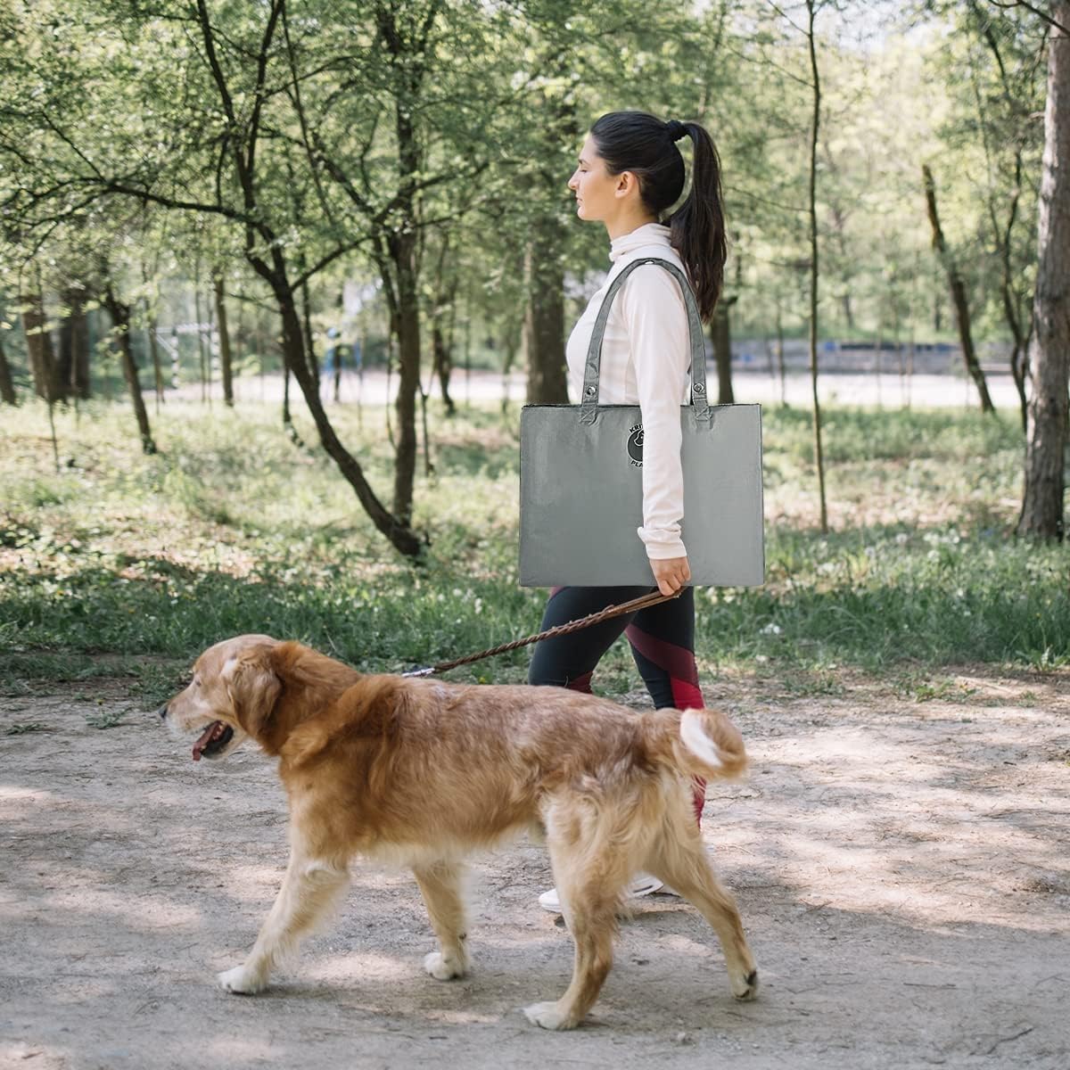 Catalonia Classic Waterproof Dog Mat, Portable Reversible Pet Travel Mat, Pet Cushion Pad with Handle for Small Medium Dogs Cats, Indoor or Outdoor