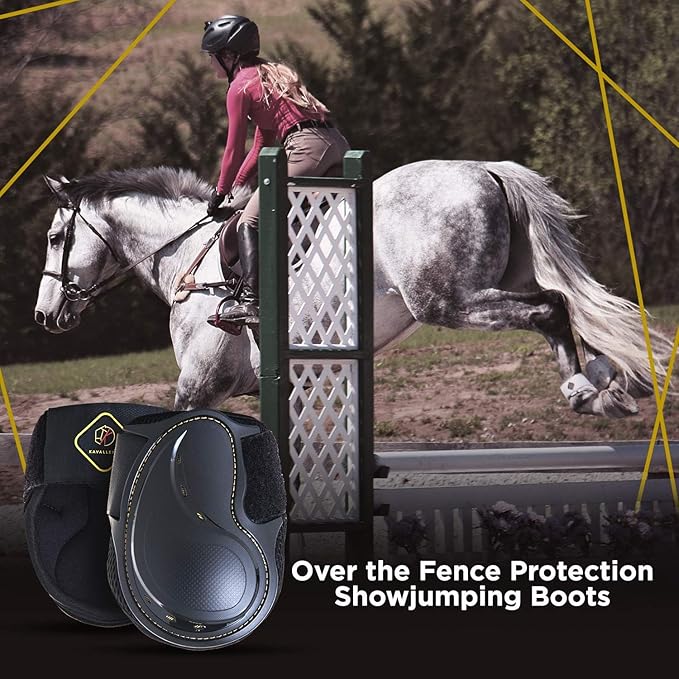 Kavallerie PRO-K Soft No Turn Bell Boots Ultimate Hoof Protection, with Anti-Spin Fastening System, Durable & Prevents Overreaching
