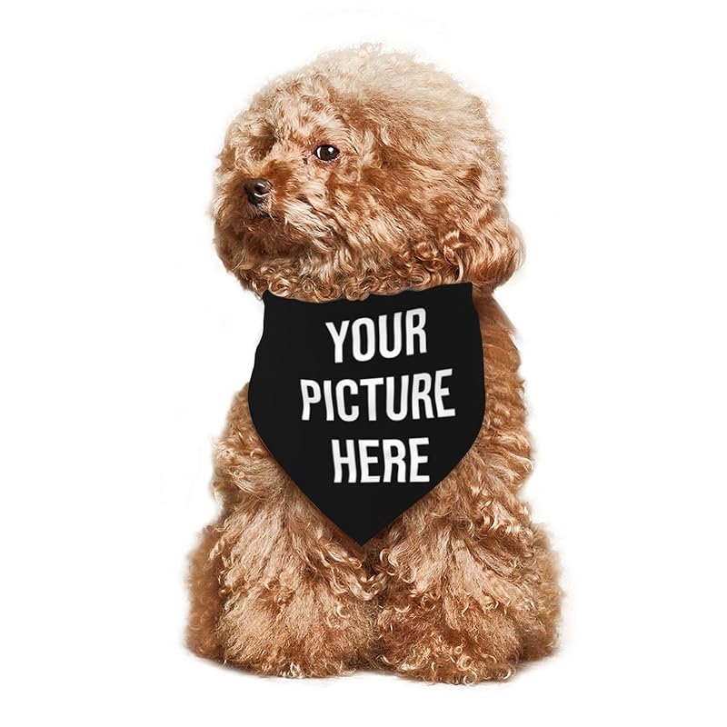 Custom Dog Bandana Bulk Personalized Dog Bandana Your Own Logo Text Custom Pet Scarf