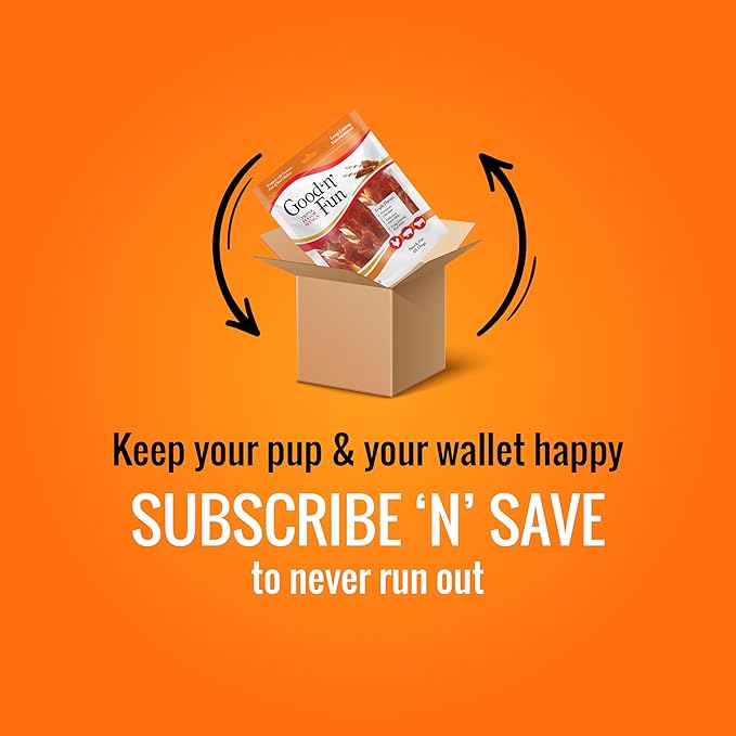 Good ‘n’ Fun Triple Flavor Wings Chews for All Dogs, 12 Ounces, Treat Your Dog to Long-Lasting Chews Made with Chicken, Pork Hide and Beef Hide